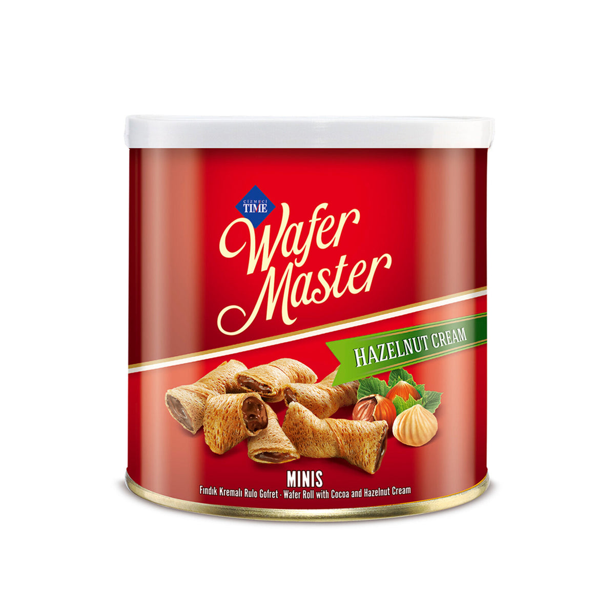 Çizmeci Time Wafer Master Minis Hazelnut Wafer 120 G