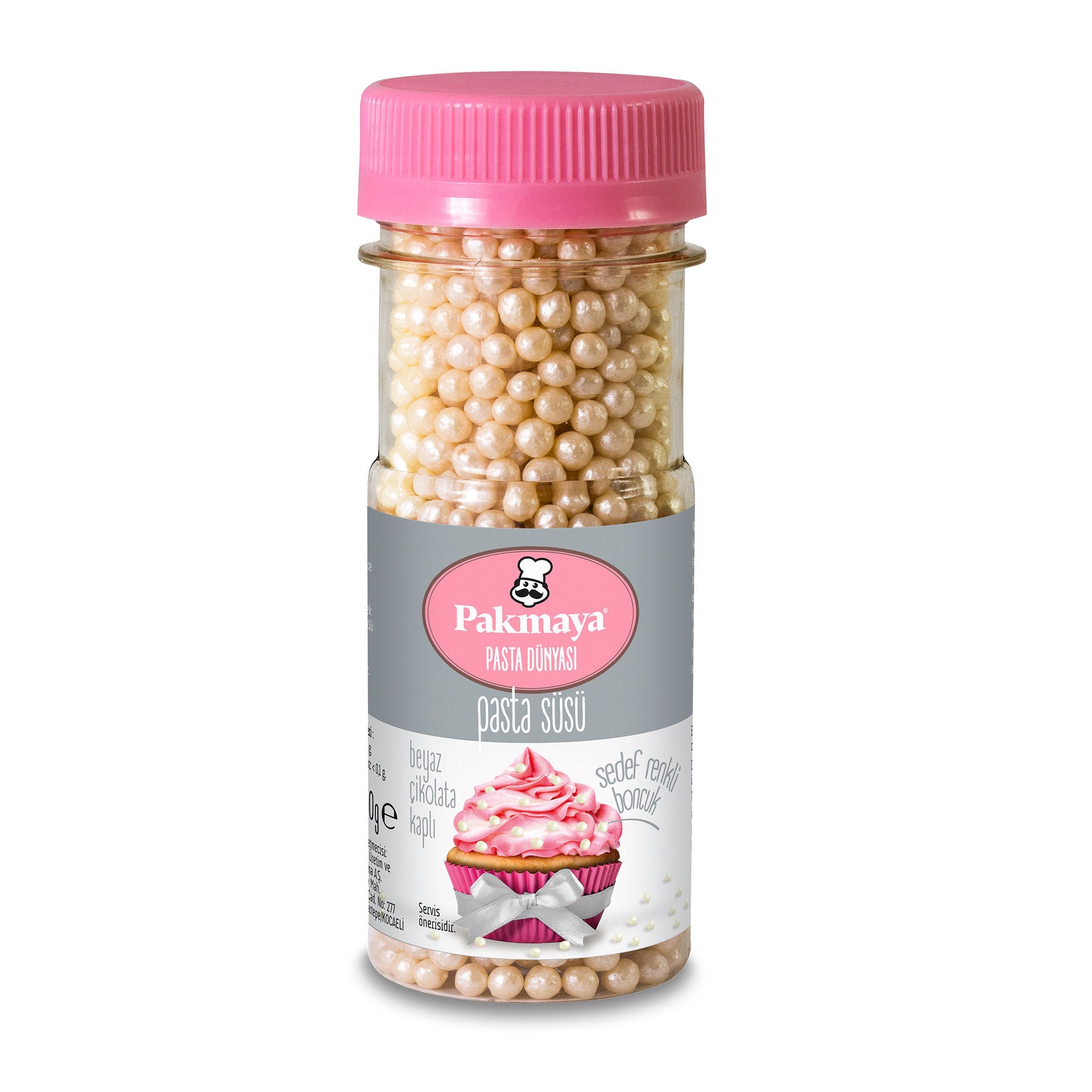 Pakmaya Pasta Süsü Sedef Boncuk Pirinç Patlağı 50 G