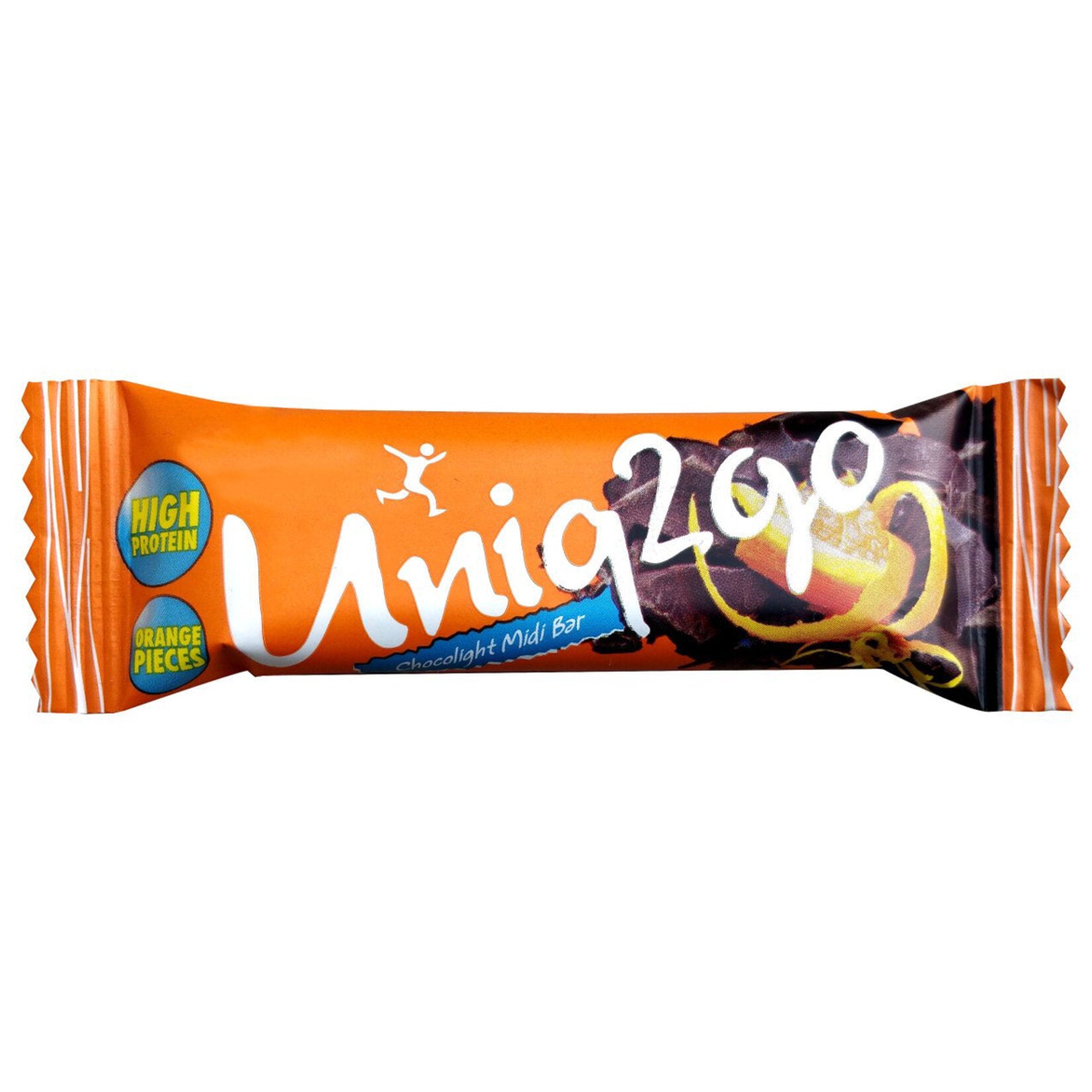 Uniq2go Chocolight Portakallı ve Proteinli Bar 40 G