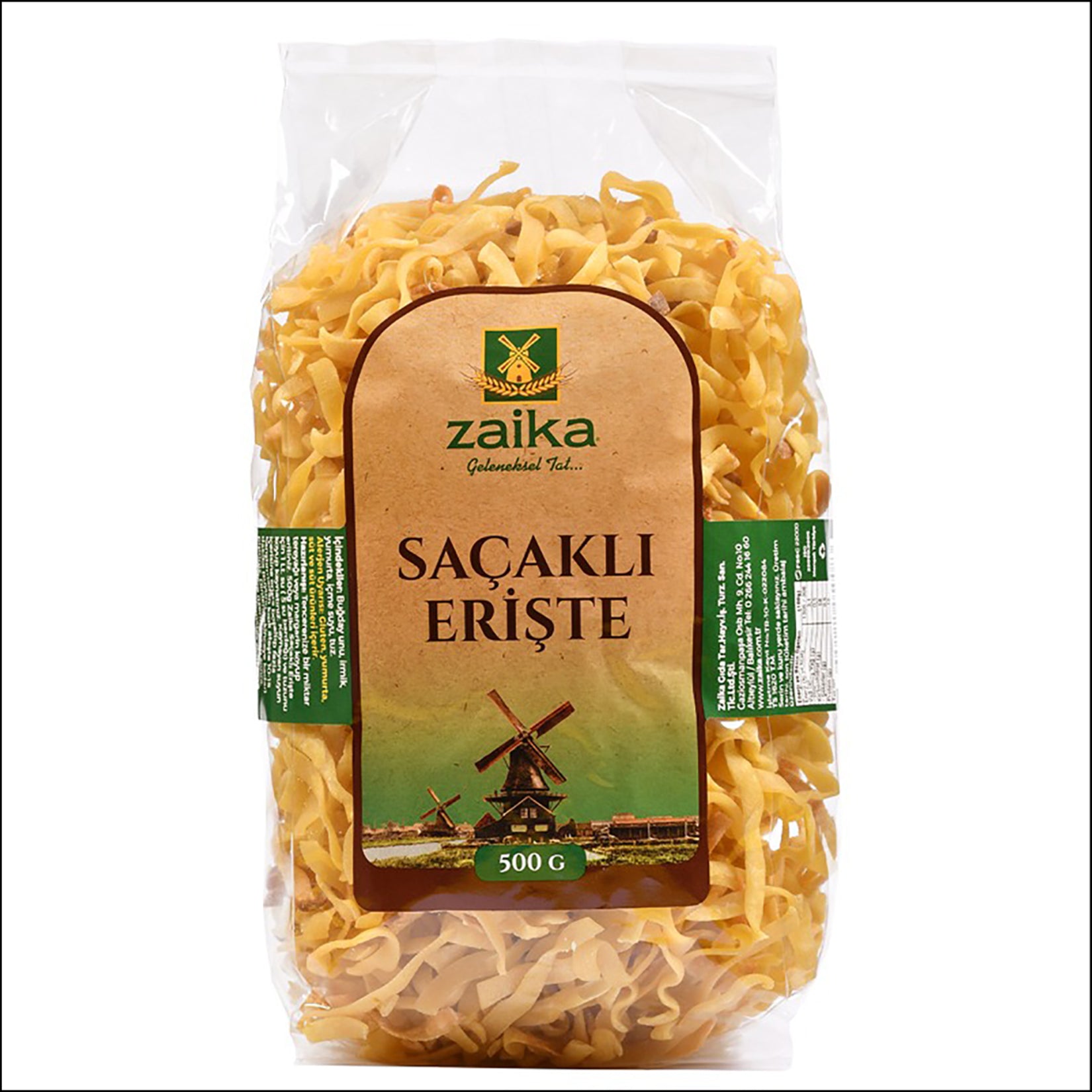 Zaika Saçaklı Erişte 500 G