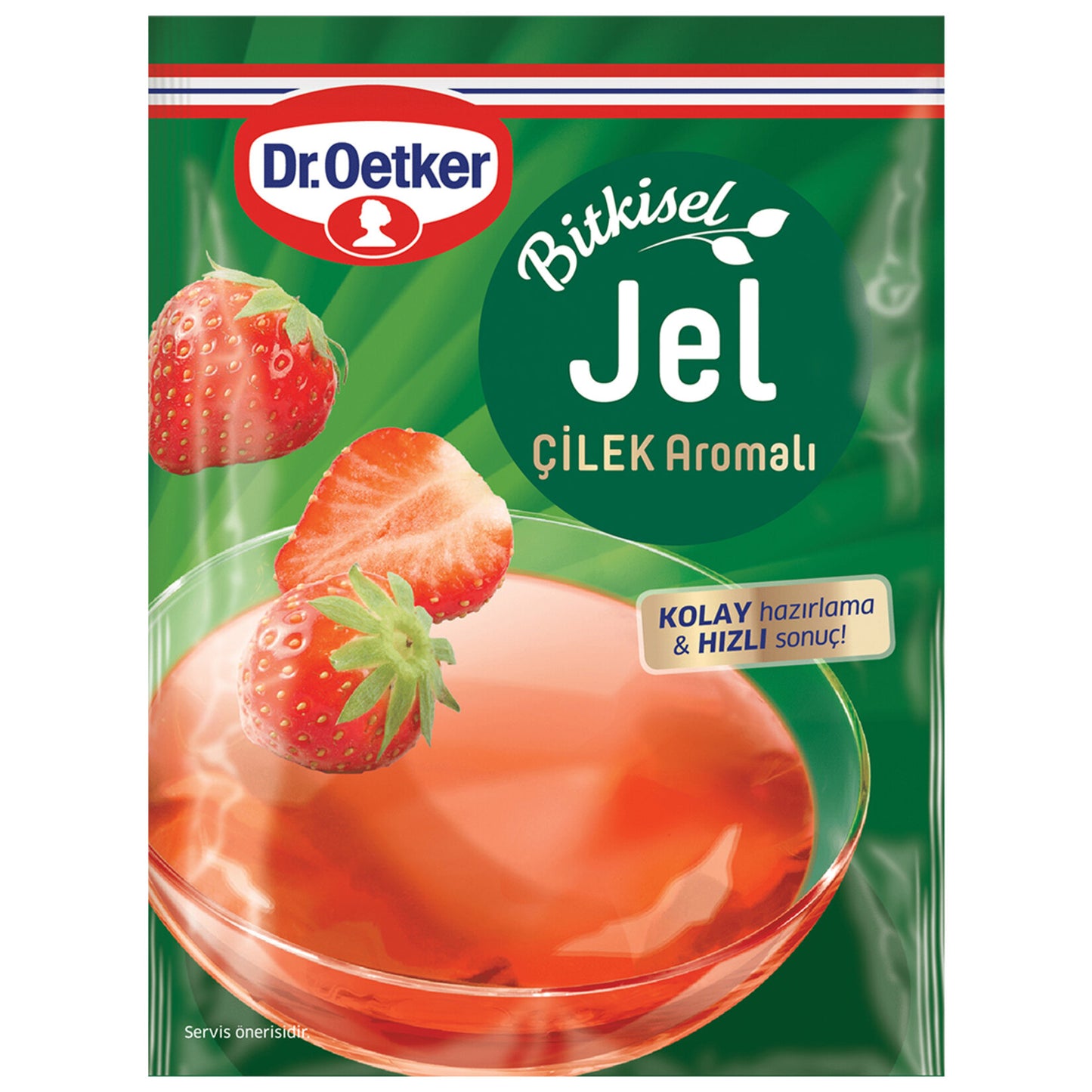 Dr.Oetker Gel Plant-Based Strawberry Flavor (Bitkisel Çilek Aromalı Jel) 100g