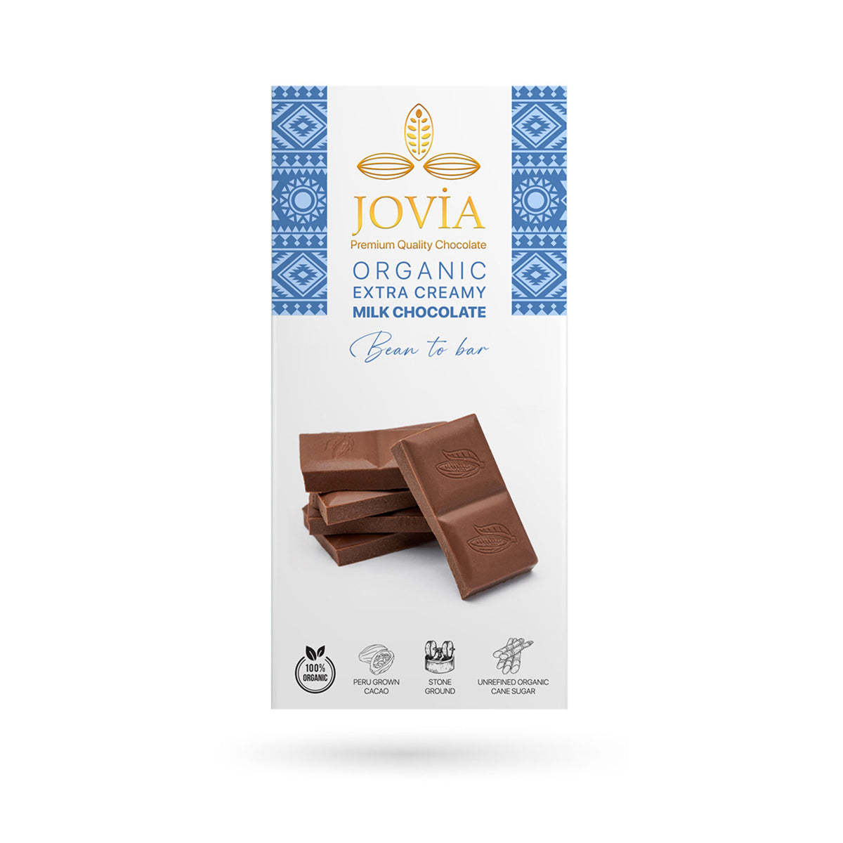 Jovia Organic Extra Creamy Milk Chocolate (Sıcak Çikolata) 85g
