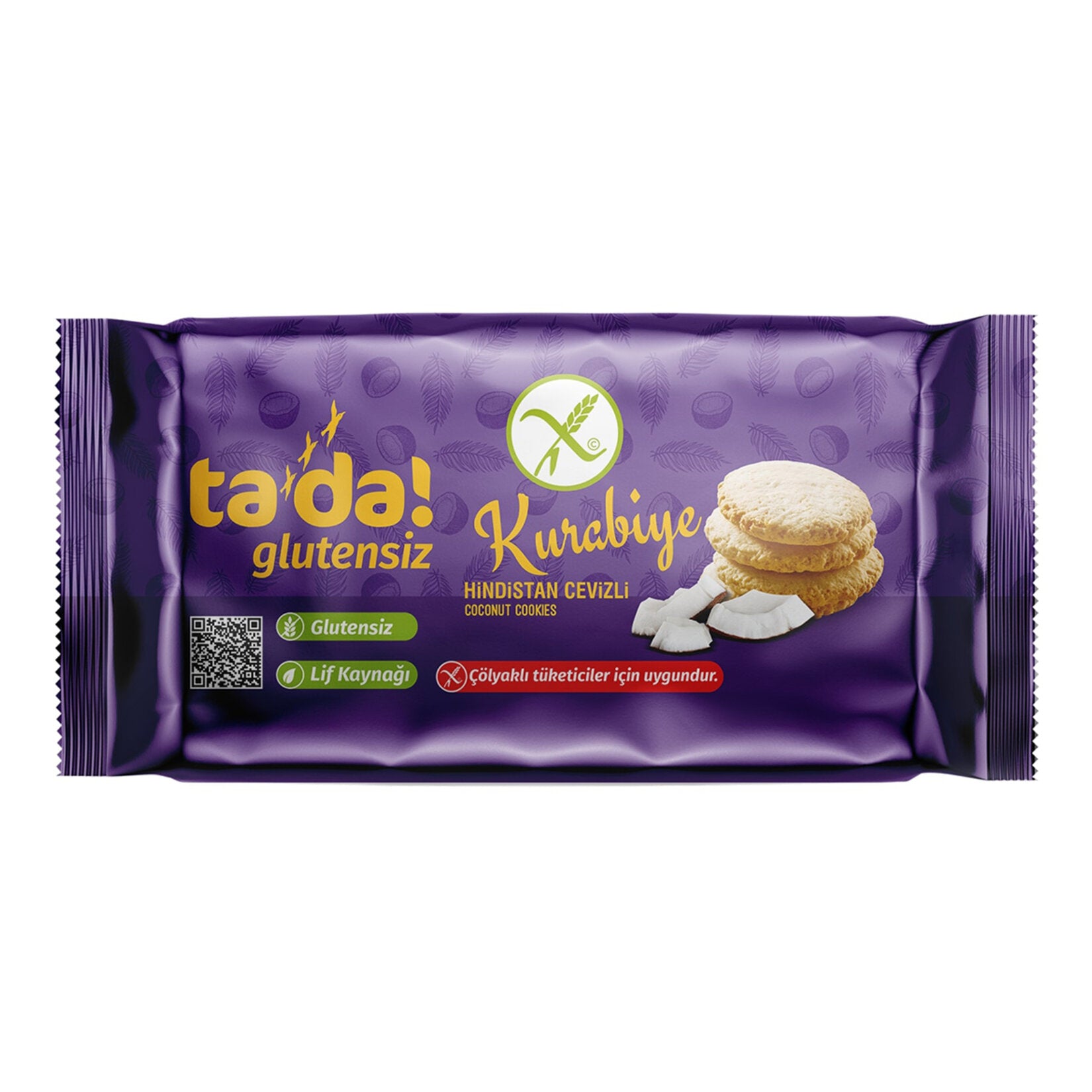 Tada Gluten-Free Coconut Cookies (Hindistan Cevizli Kurabiye) 100 G