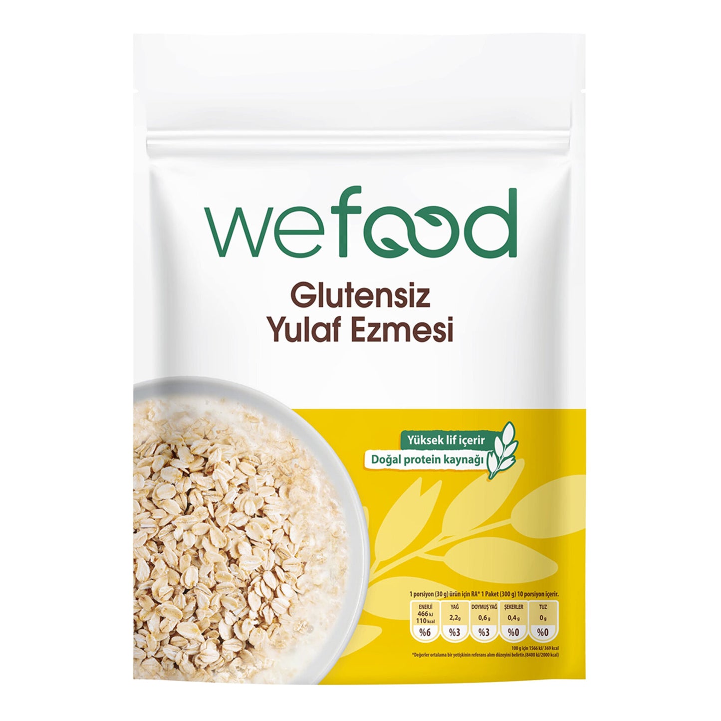Wefood Glütensiz Yulaf Ezmesi  300 G