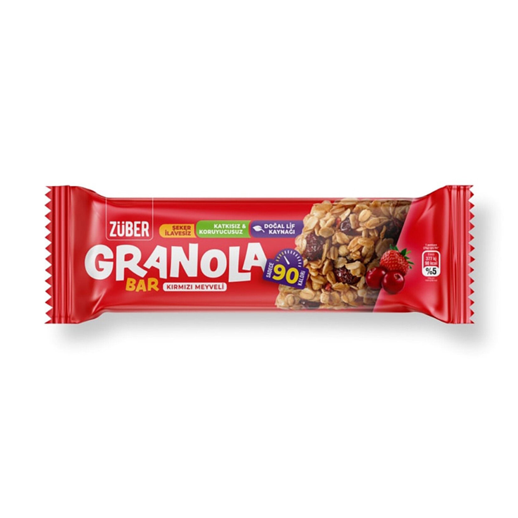 Züber Red Granola Bar 25 G