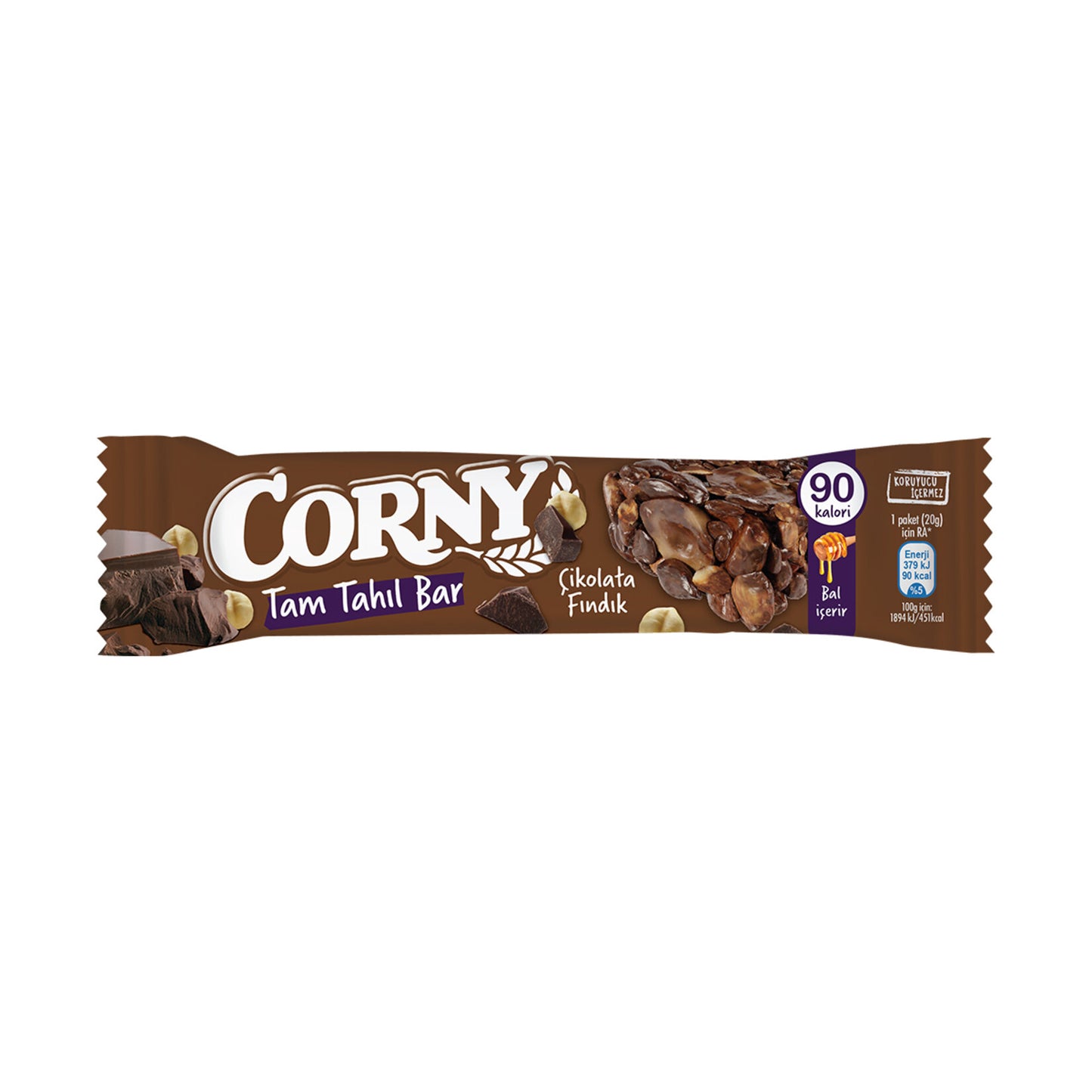 Corny Çikolatalı Fındıklı Tam Tahıllı Bar 20 G