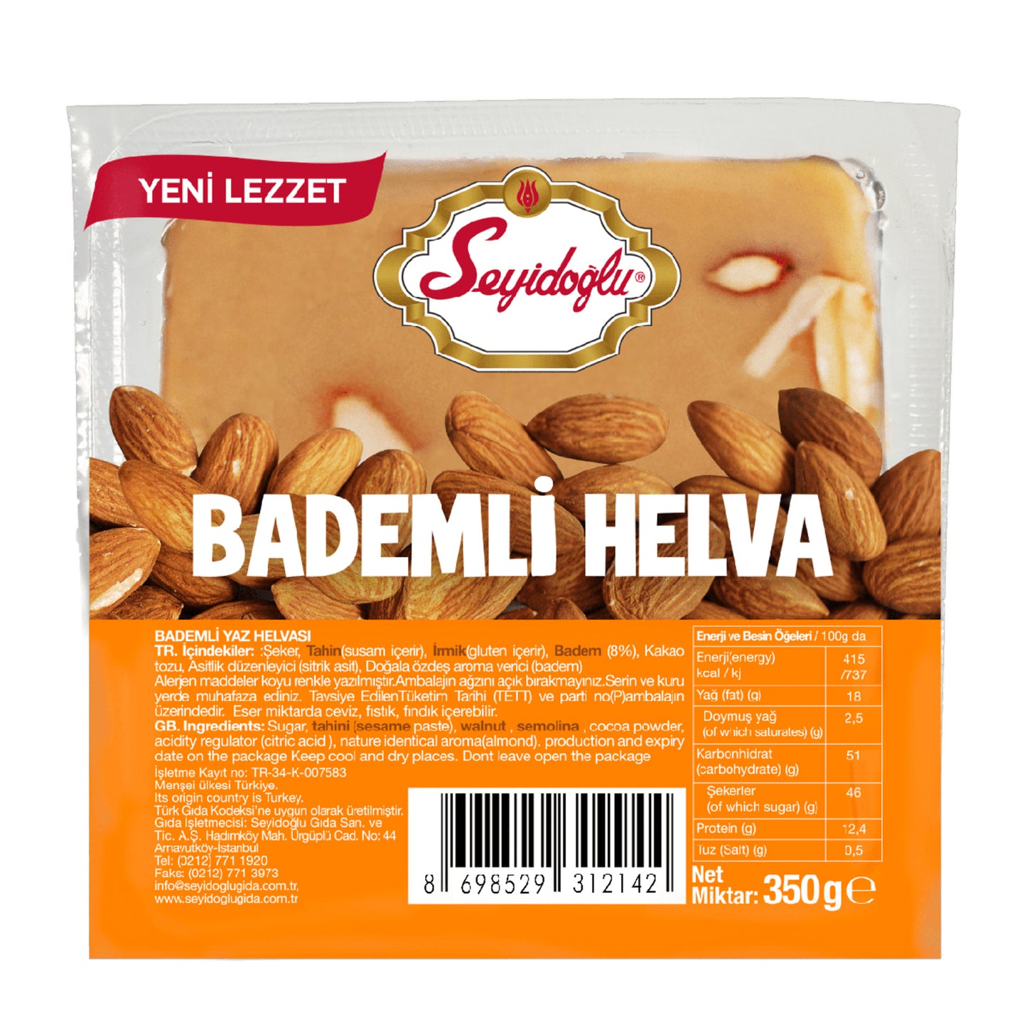 Seyidoğlu Bademli Helva 350 G