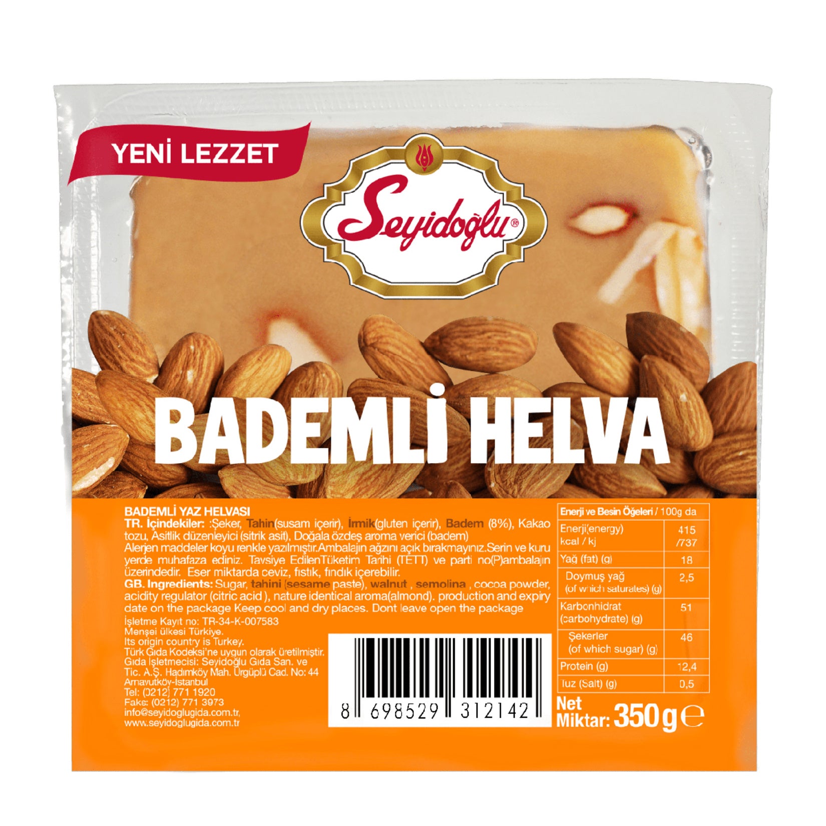 Seyidoğlu Bademli Helva 350 G