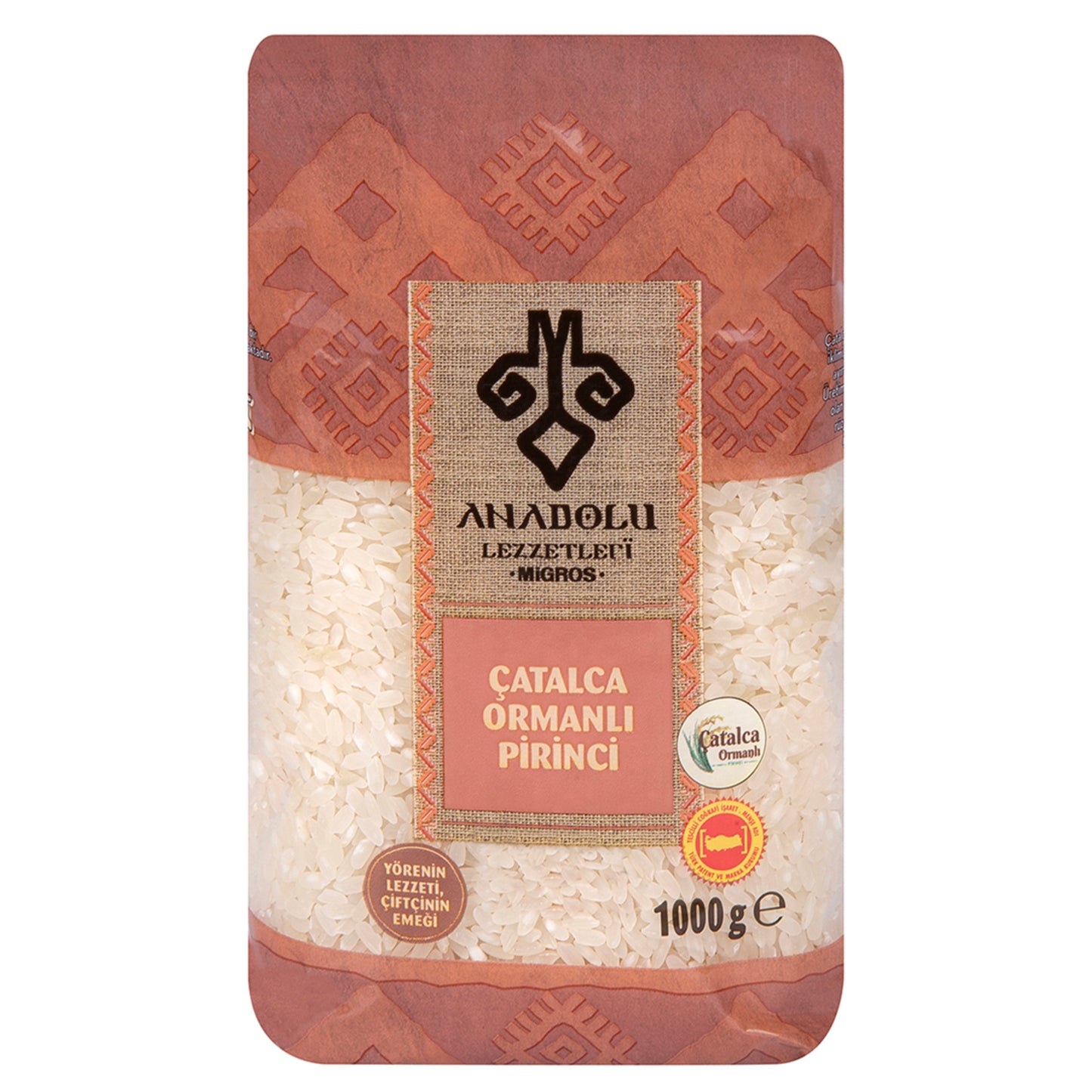 Anadolu Lezzetleri Çatalca Ormanlı Yerli Pilavlık Pirinç 1 Kg