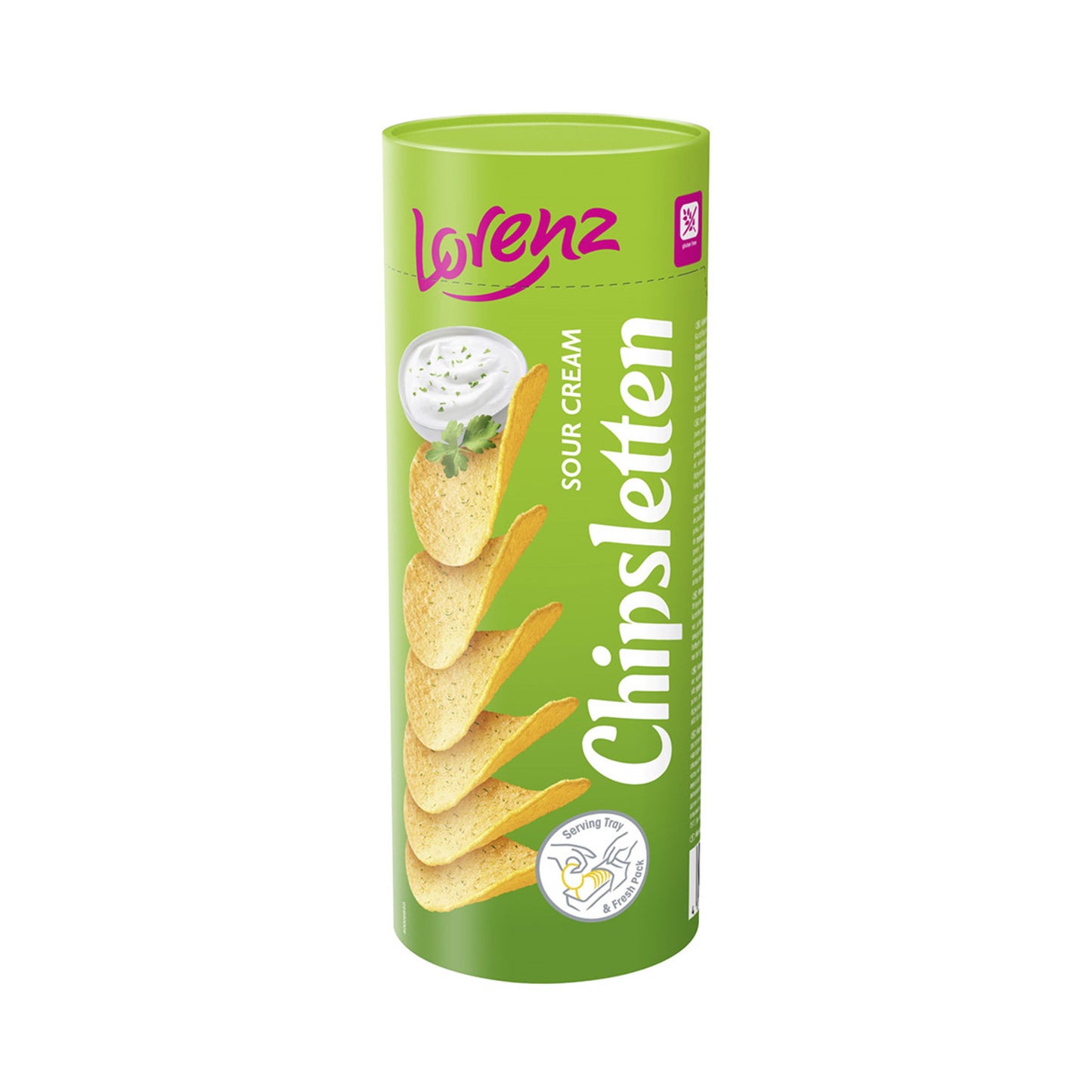 Lorenz Sour Cream Flavored Potato Chips (Ekşi Krema Aromalı Patates Cipsi) 100g