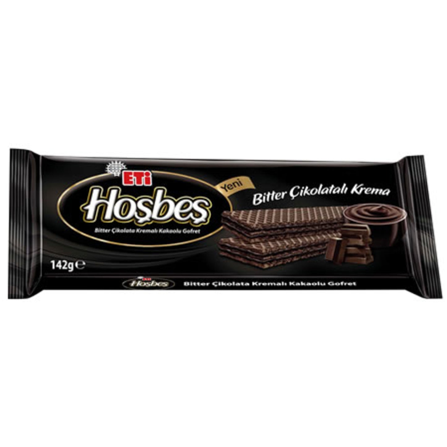 Eti Hoşbeş Dark Chocolate Cream Wafer 142 G