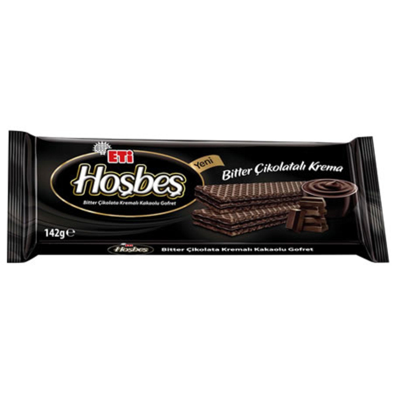 Eti Hoşbeş Dark Chocolate Cream Wafer 142 G