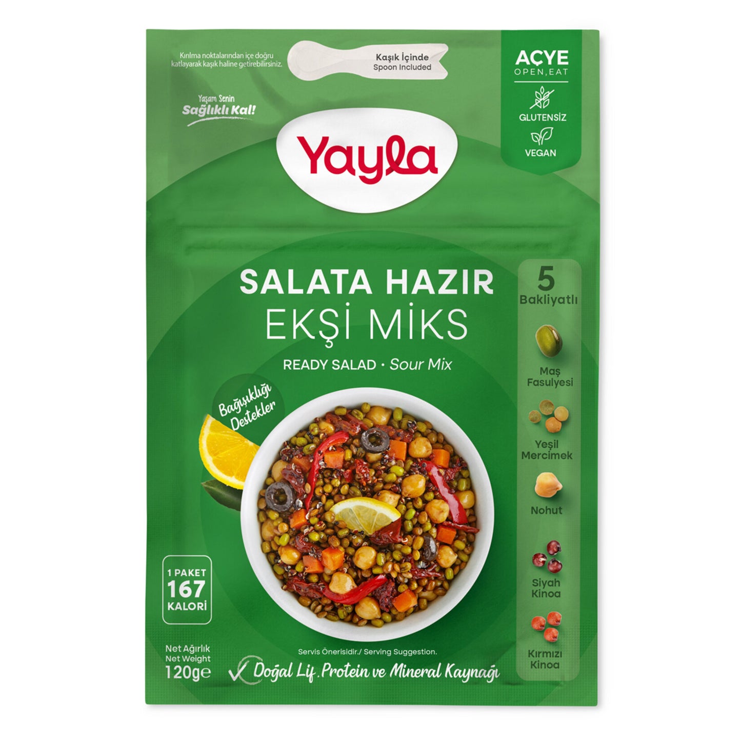 Yayla Ready Salad Sour Mix 120g