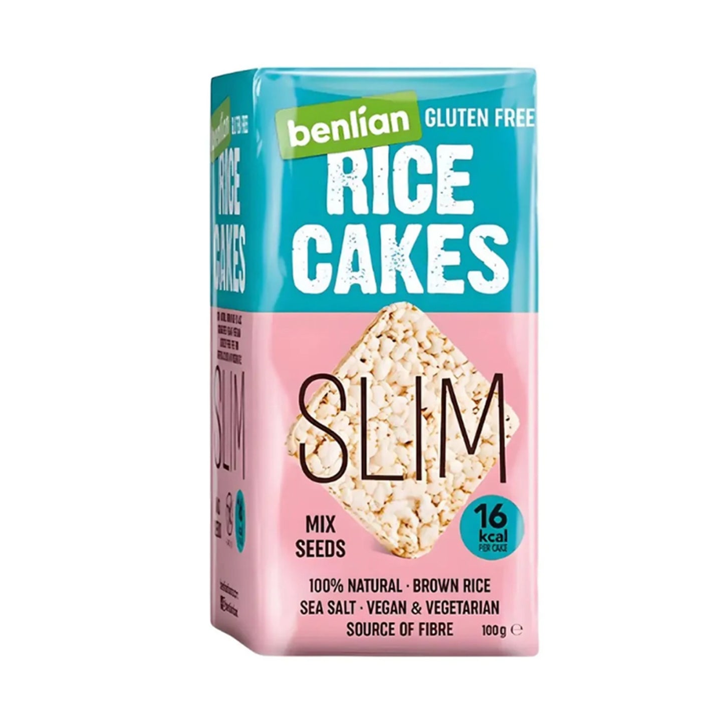 Benlian Rice Cakes with Slim Mix Seeds 100g