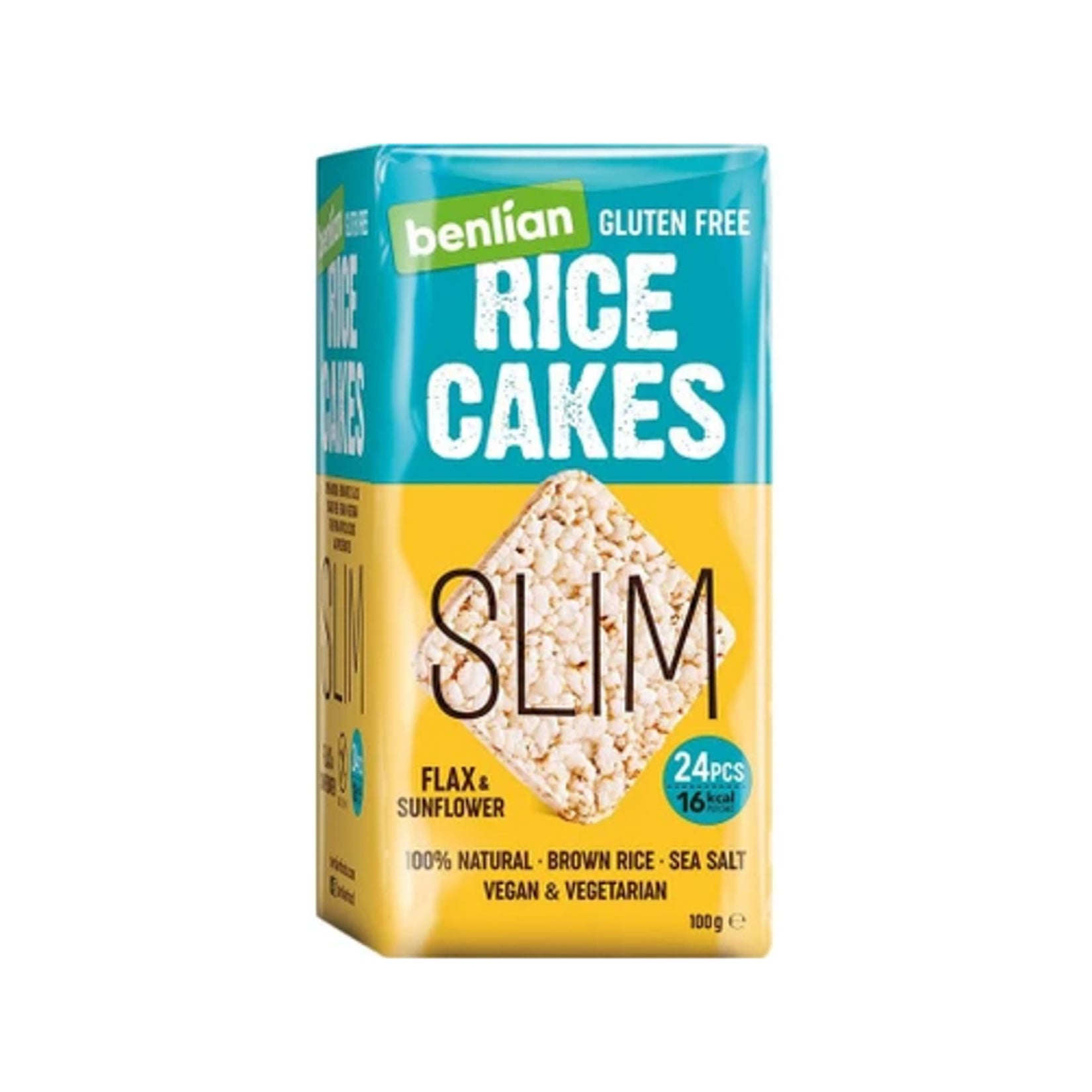Benlian Rice Cake Slim Flax Sunflower (Pirinç Keki) 100 G