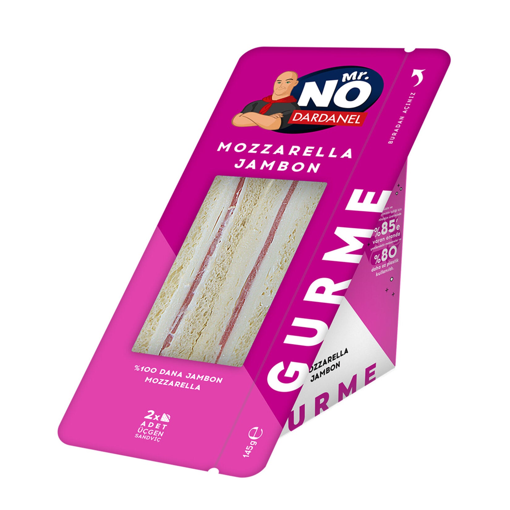 Mr. No Gourmet Mozzarella Ham (Gurme Mozarella Jambon) 145g