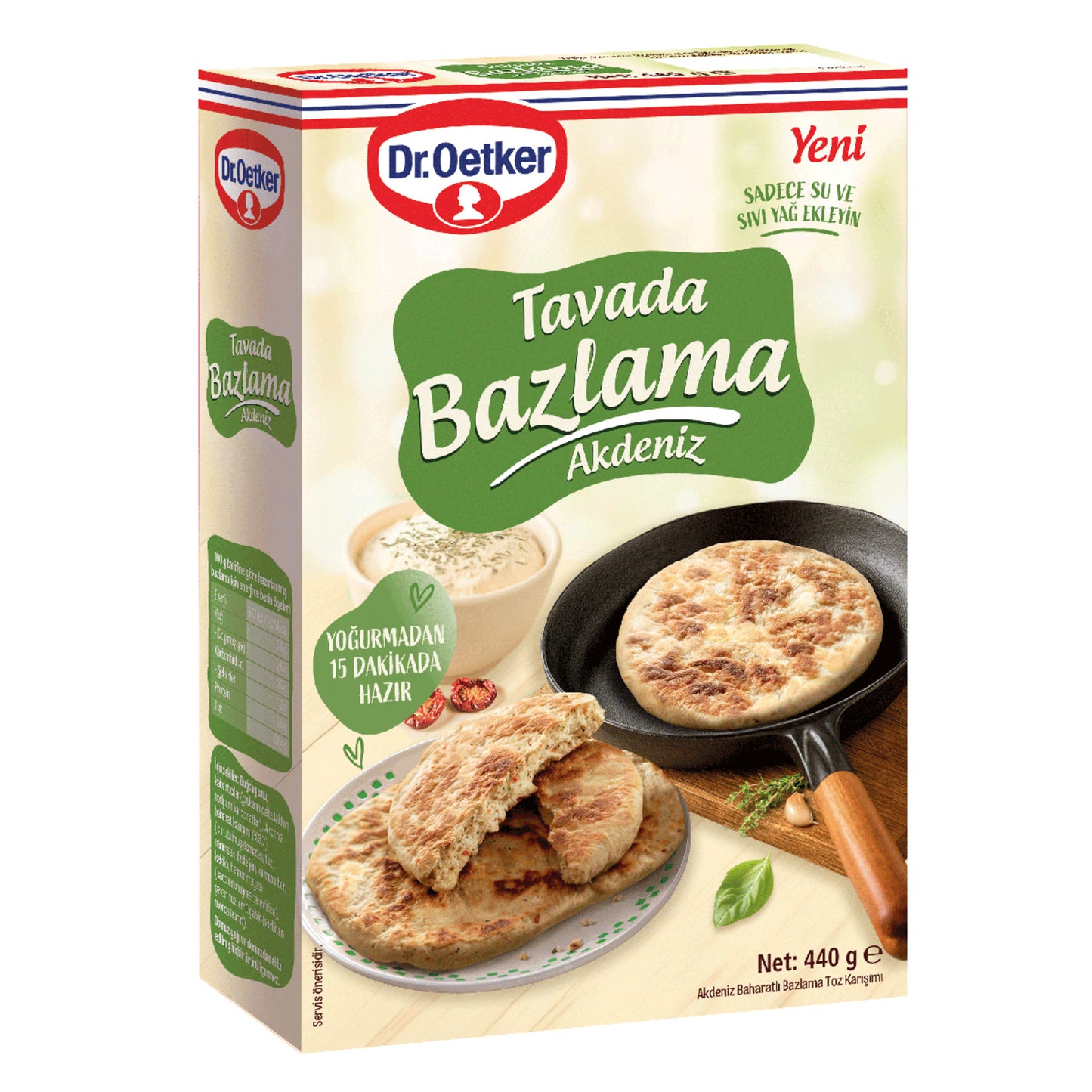 Dr.Oetker Tavada Bazlama Akdeniz 440 G