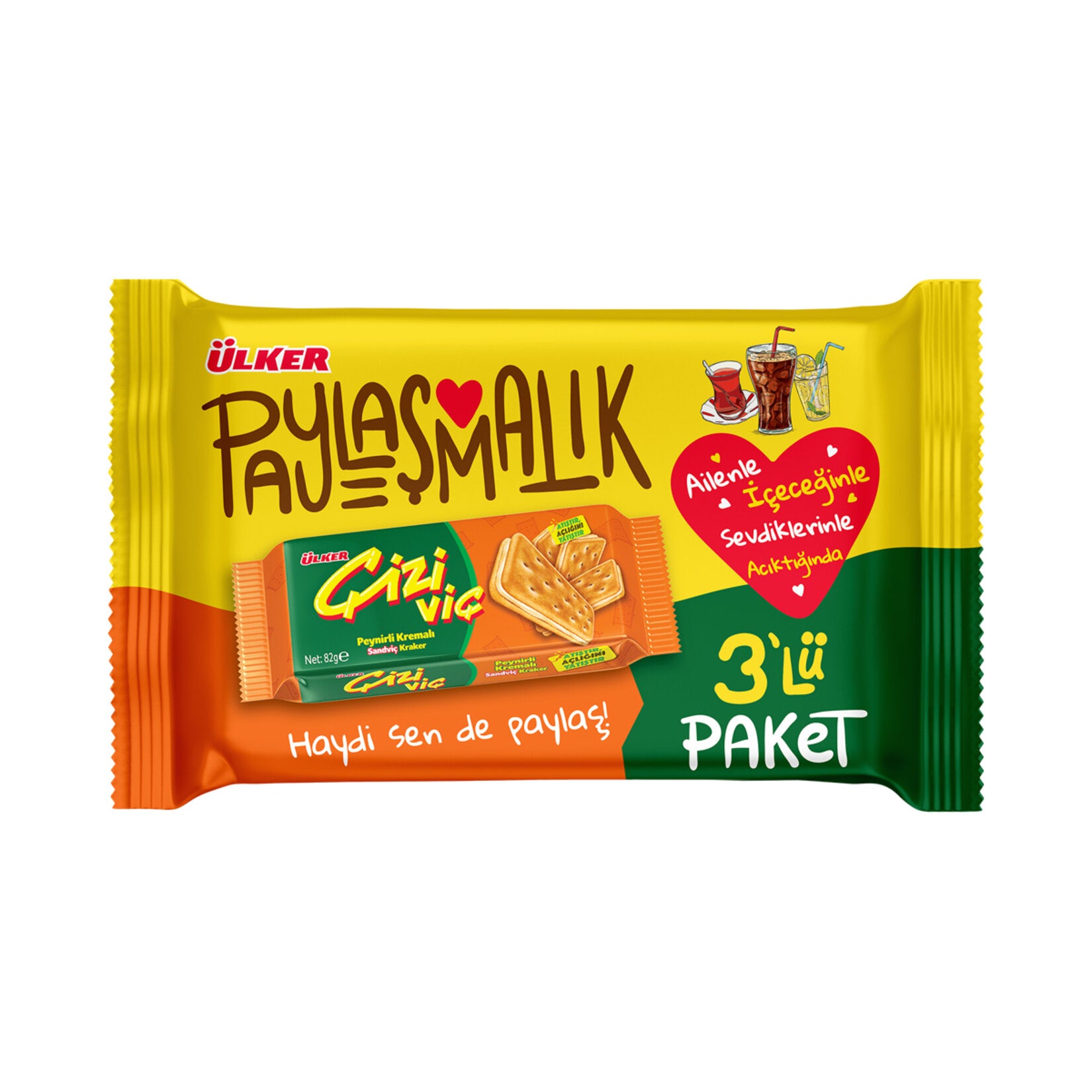 Ülker Cheese Sandwich Crackers (Peynirli Sandviç Kraker) 246g