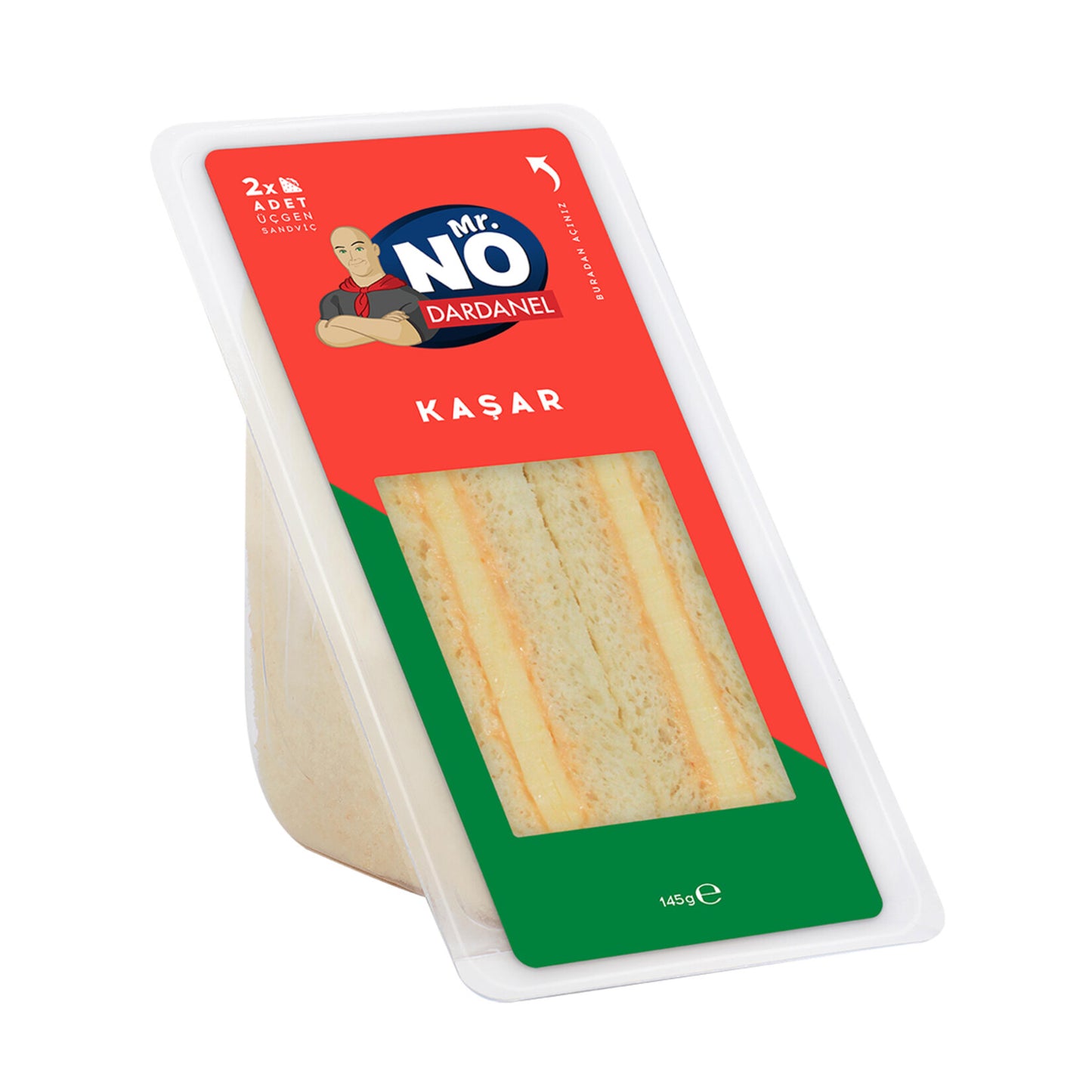 Mr. No Classic Kashar Cheese (Klasik Kaşarlı) 145g