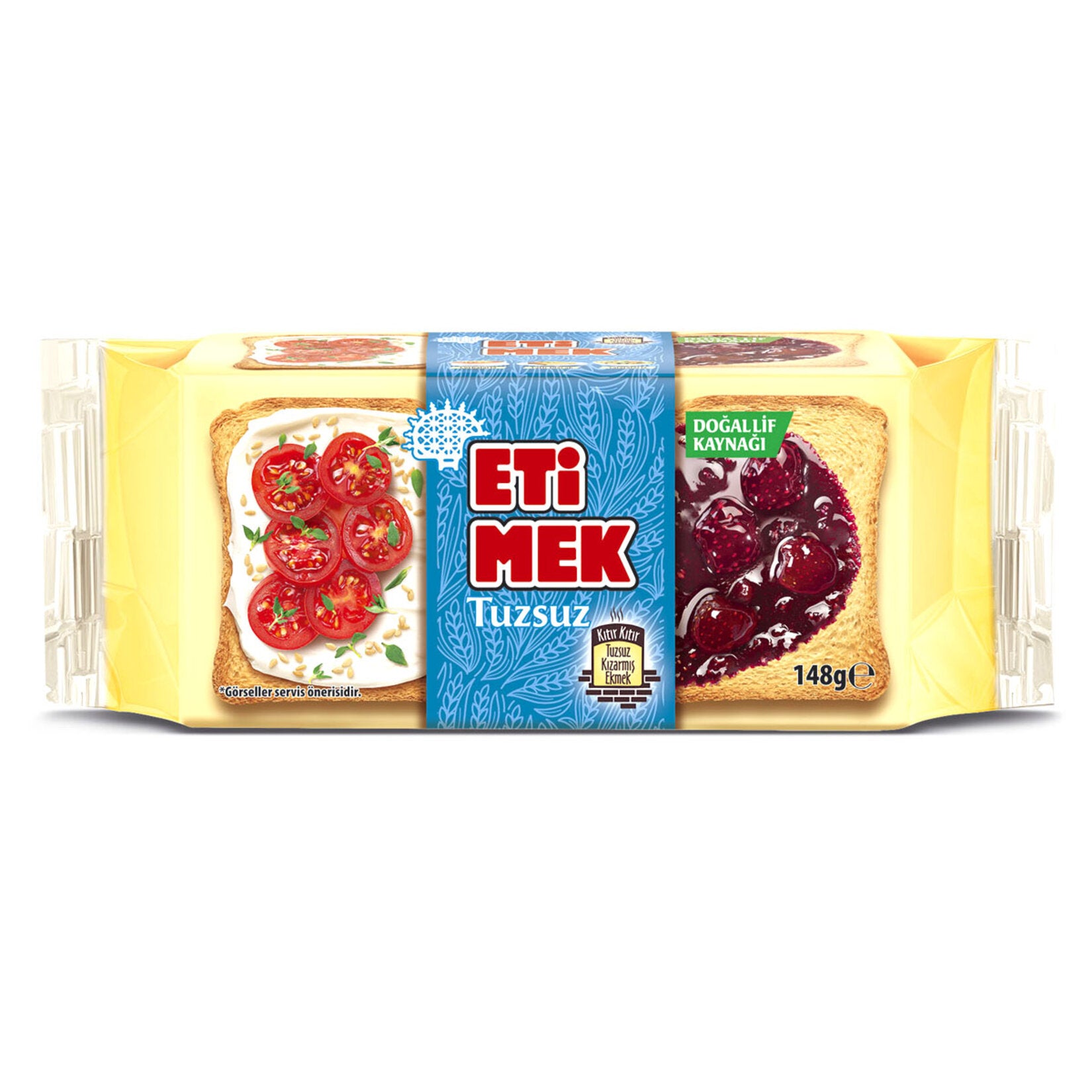Eti Etimek Unsalted Toasted Bread (Tuzsuz Kızarmış Ekmek) 148 G