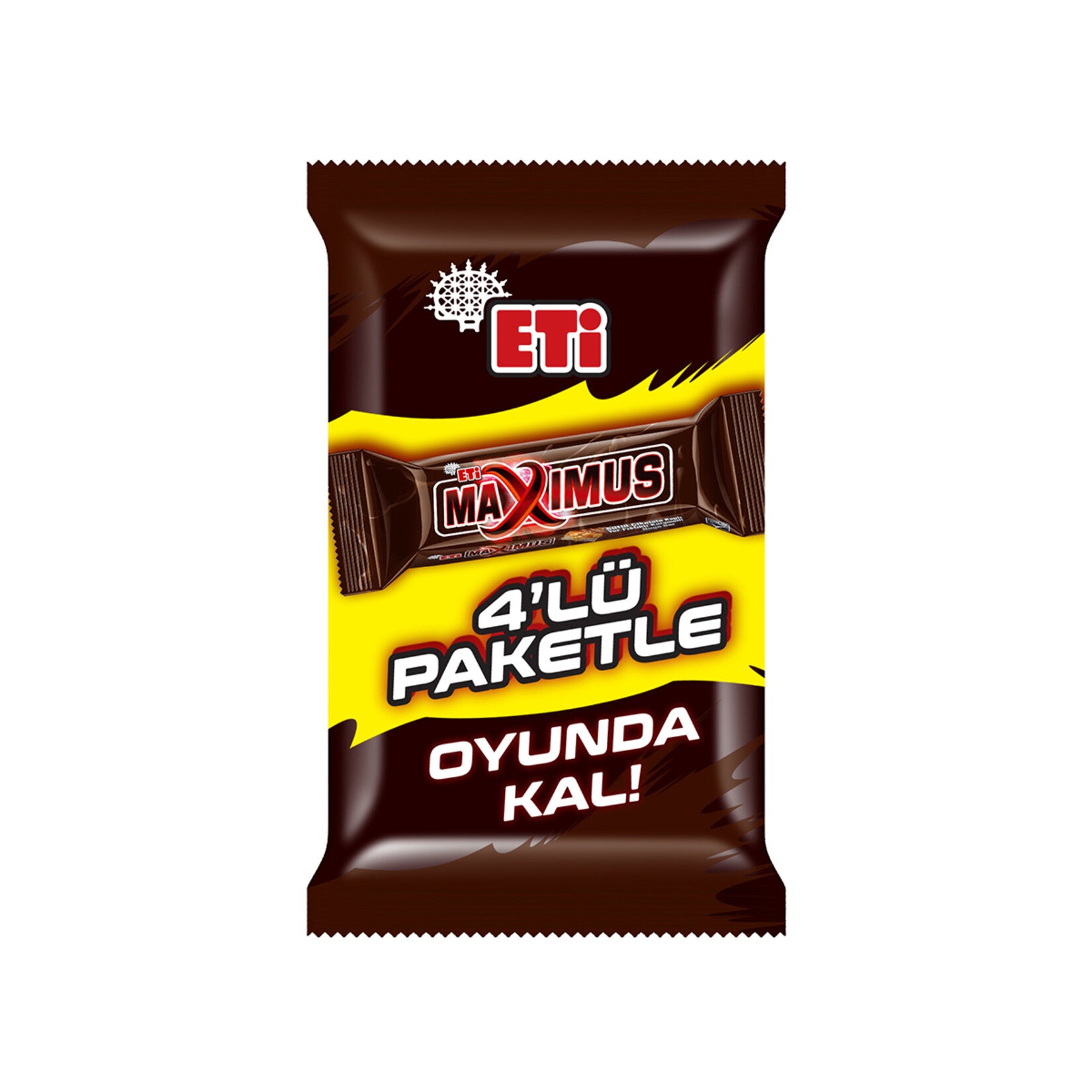 Eti Maximus Caramel Peanut Nougat Bar 4-Pack 144G