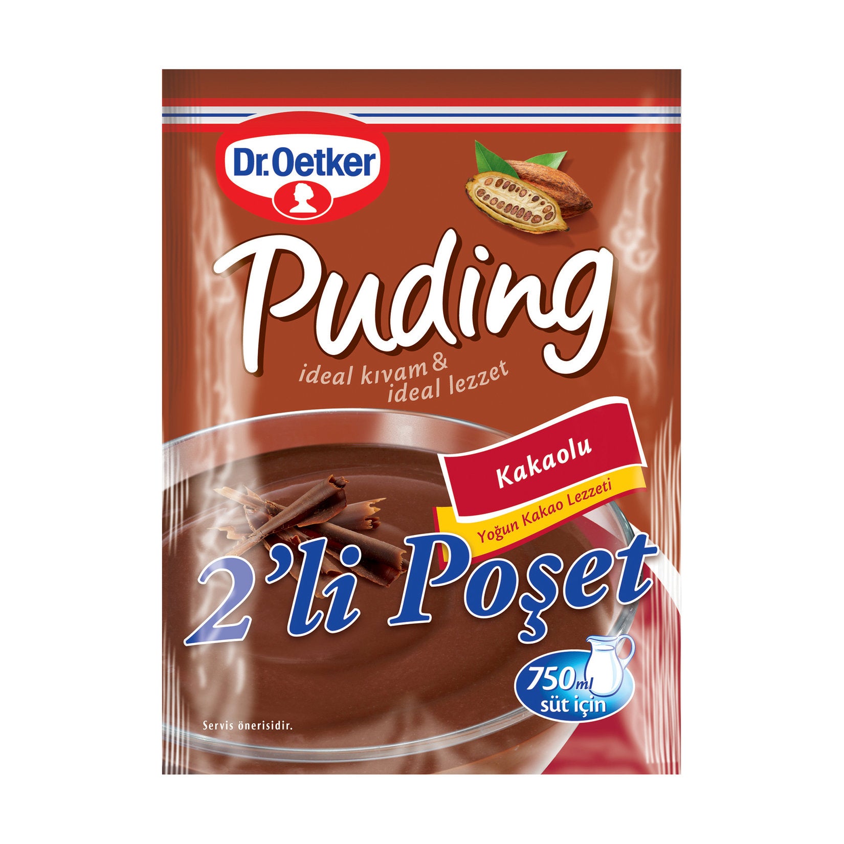Dr.Oetker Cocoa Pudding (Kakaolu Puding) 2-Pack 294 G