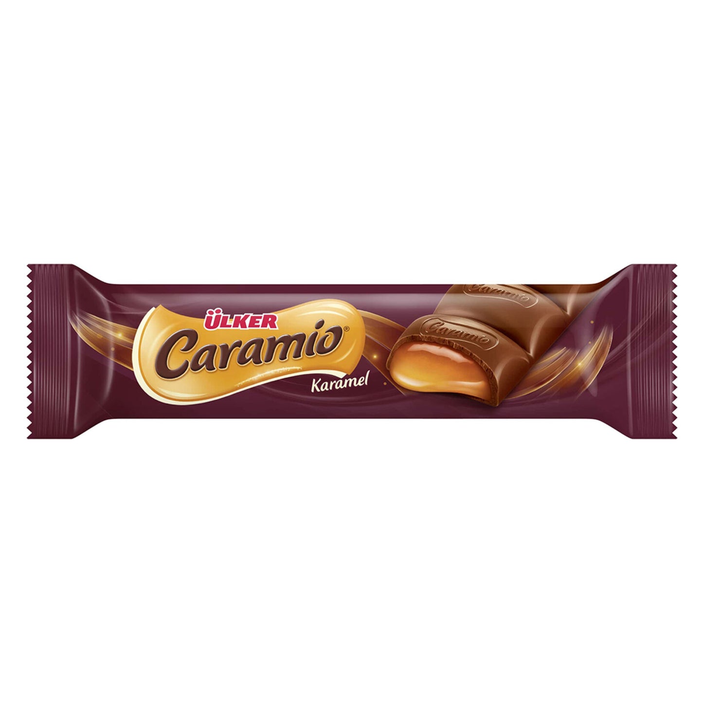 Ülker Caramio Caramel Filled Milk Chocolate (Ülker Caramio Karamel Dolgulu Sütlü Çikolata) 32g