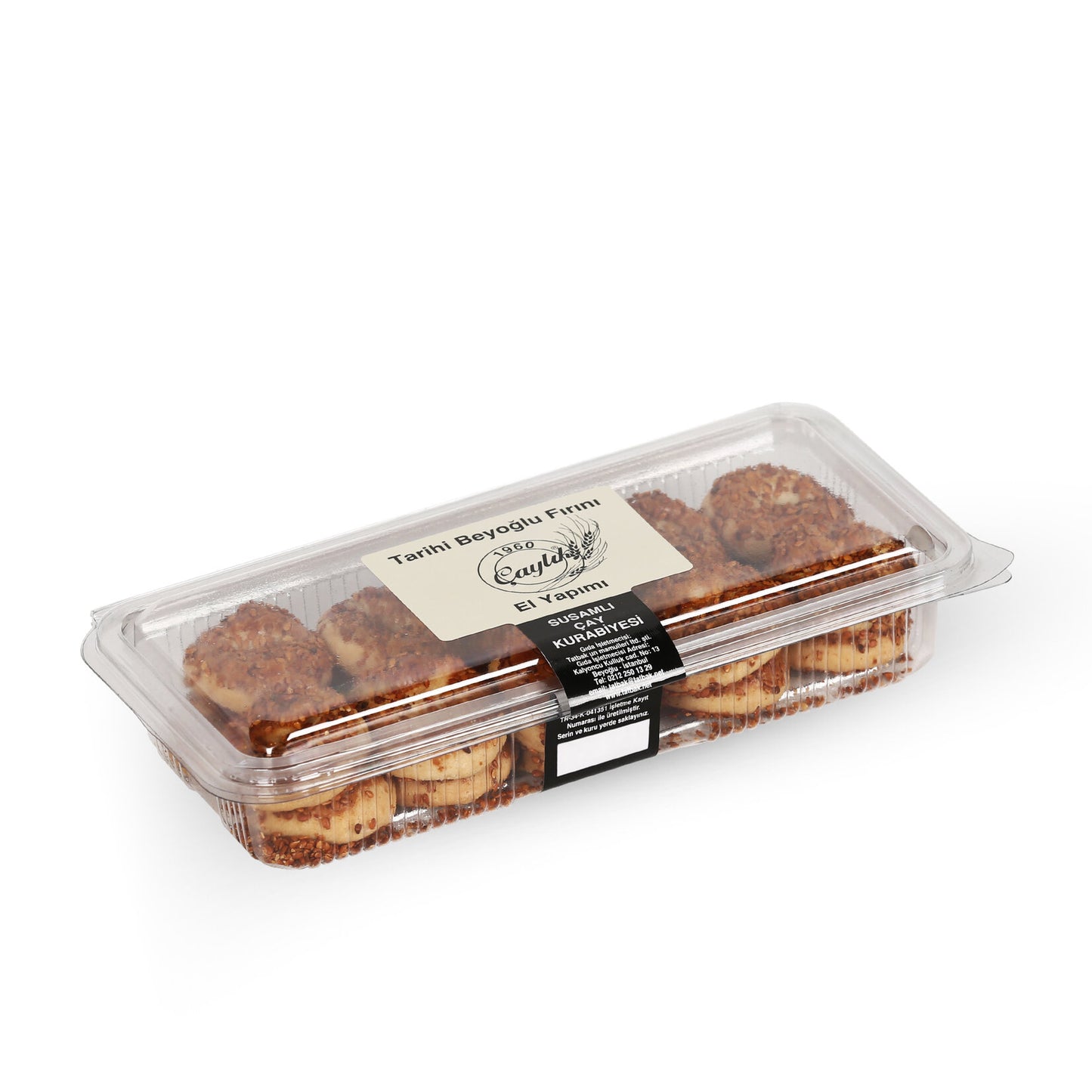 Tatbak Historical Beyoğlu Bakery Sesame Cookies (Susamlı Kurabiye) 220g