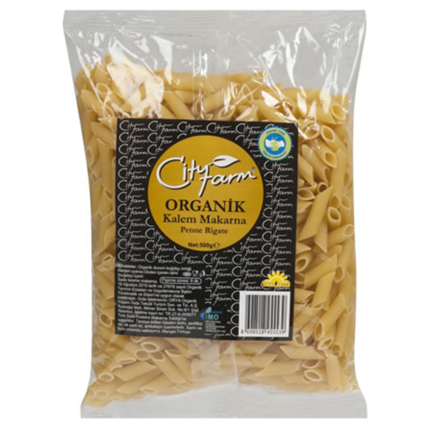 Cityfarm Organik Kalem Makarna 500 G
