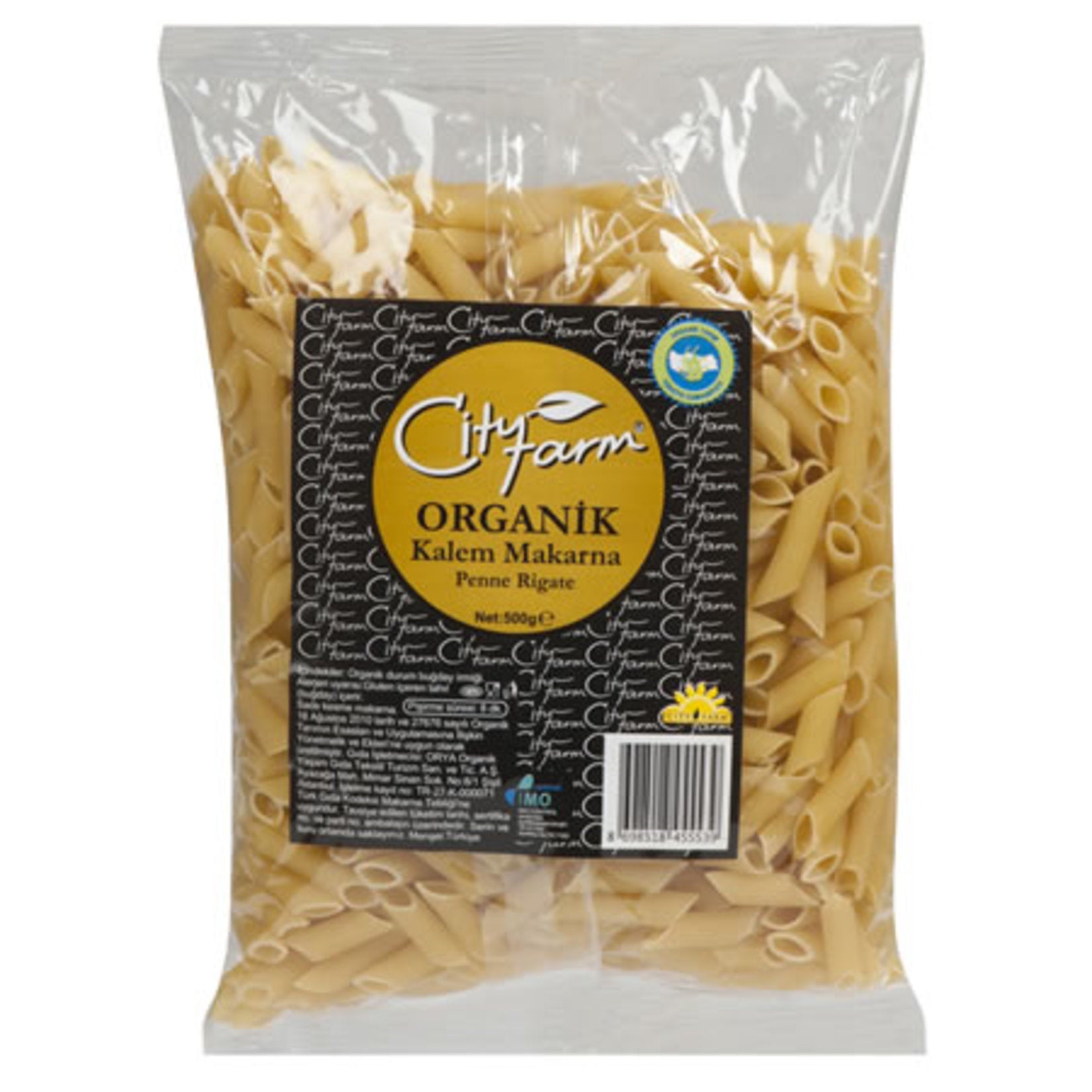 Cityfarm Organik Kalem Makarna 500 G