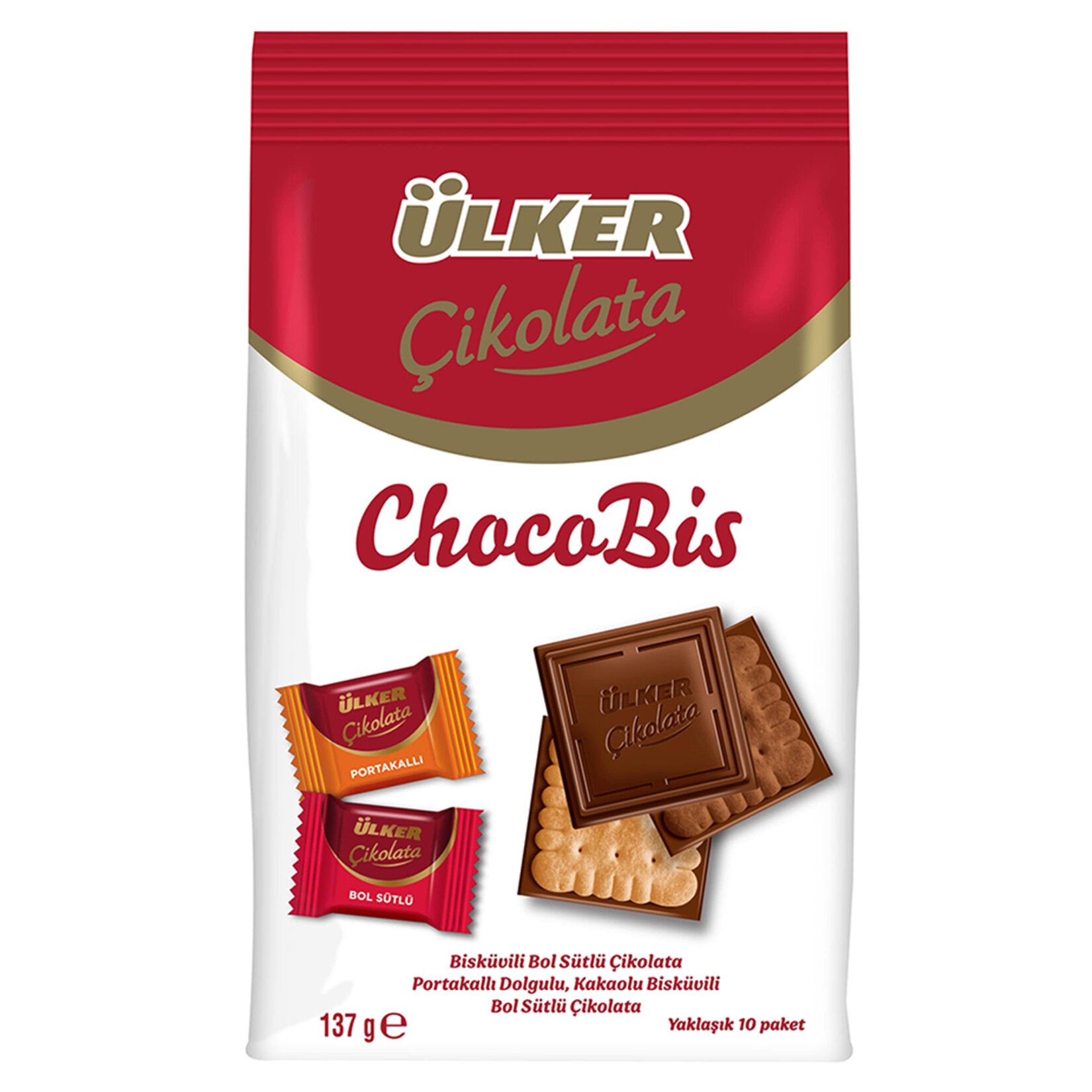 Ülker Chocolate Chocobis (Çikolata Chocobis) 137 G