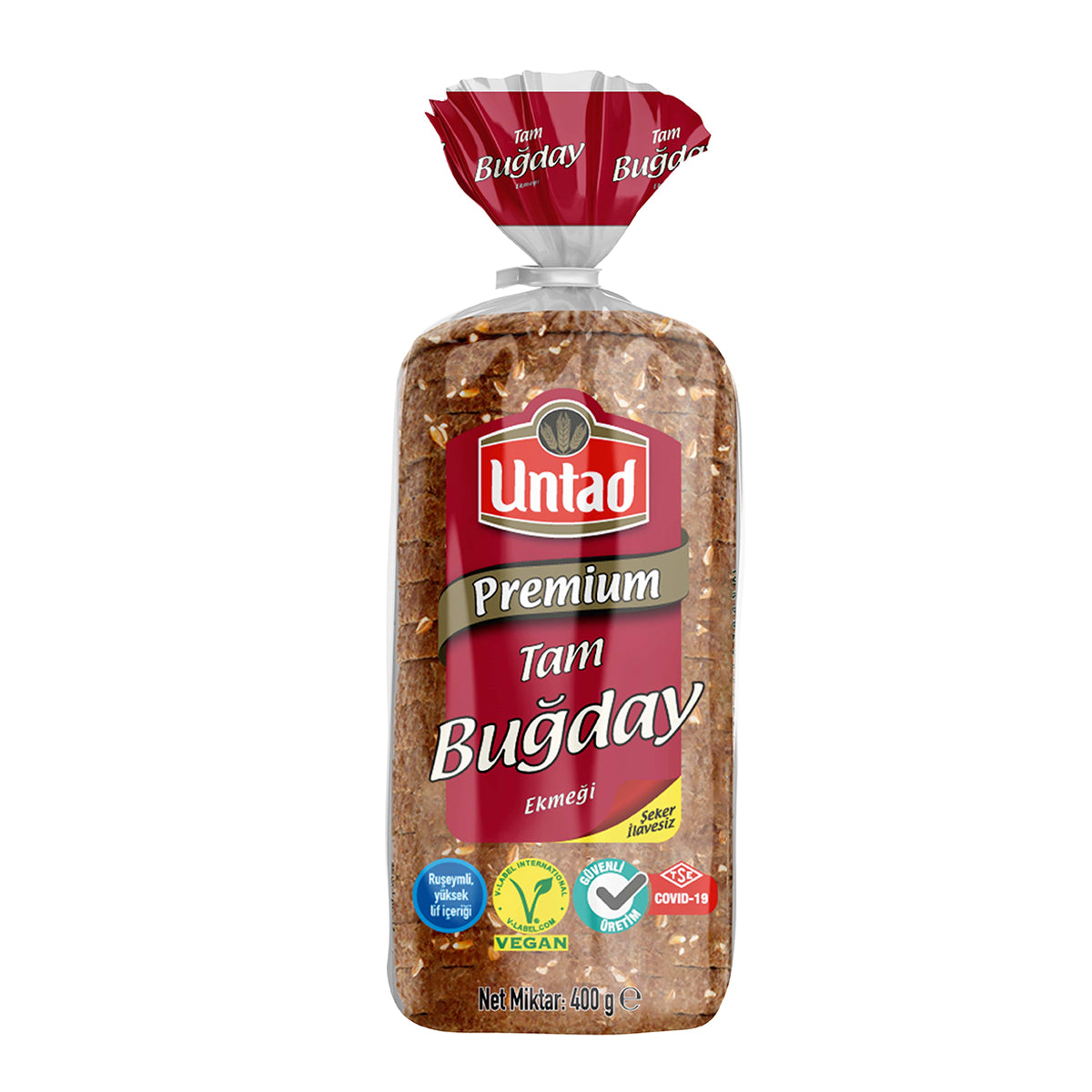 Untad Whole Wheat Bread (Tam Buğday Ekmeği) 400 G