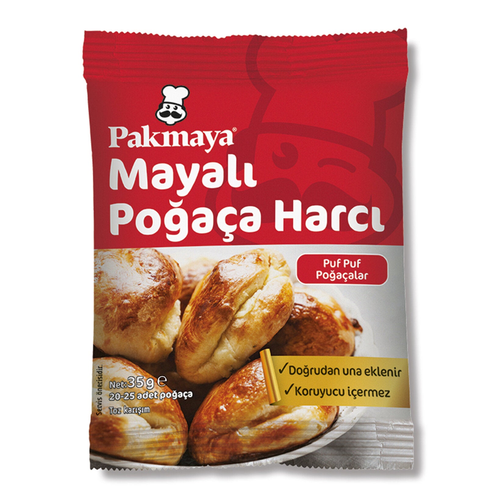 Pakmaya Yeast Dough Filling (Mayalı Poğaça Harcı) 35g