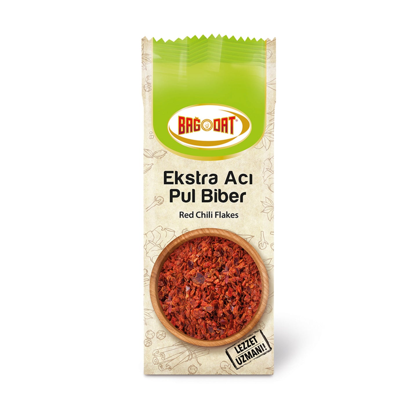 Bağdat Extra Hot Red Pepper Flakes (Pul Biber) 80 G
