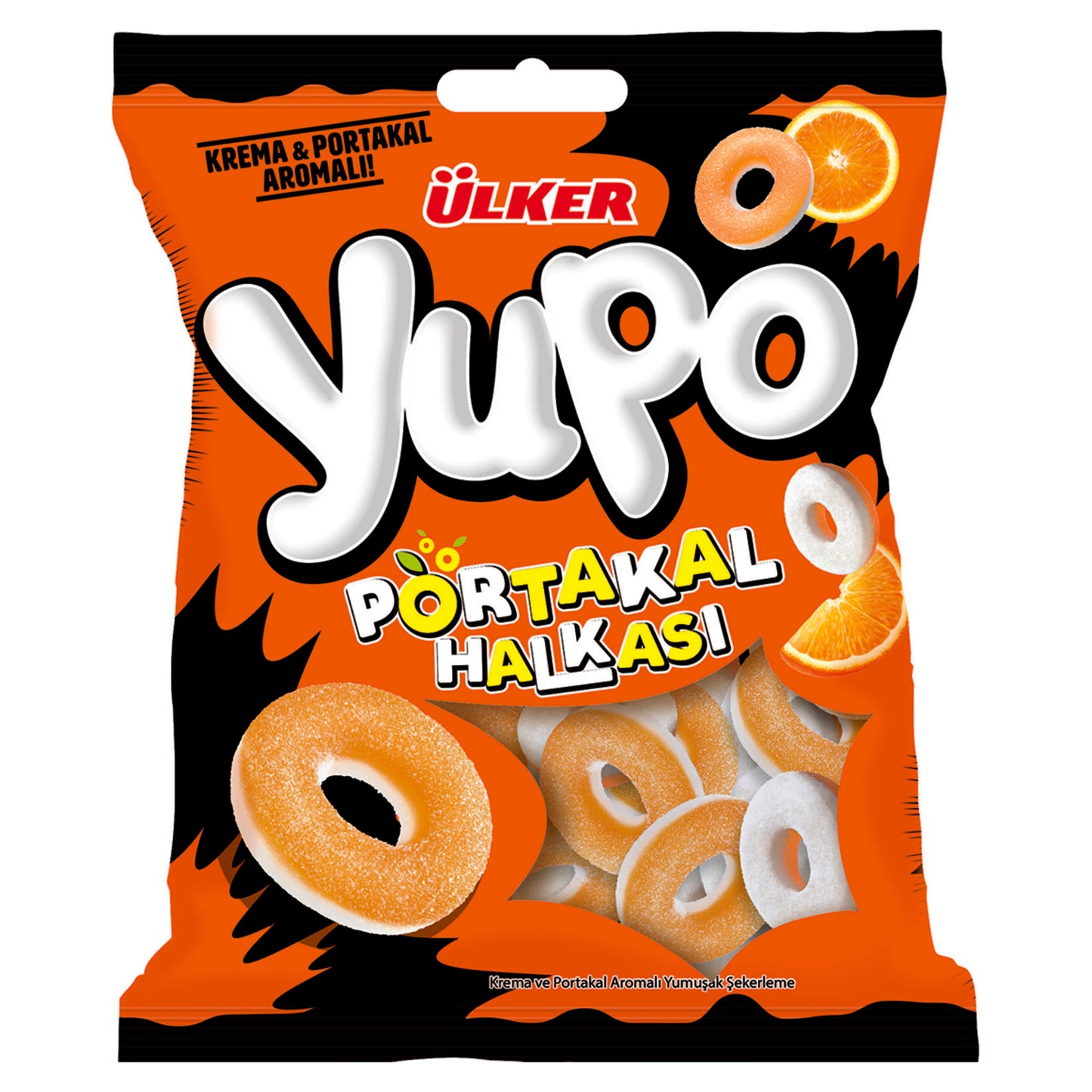 Yupo Jelly Orange Rings 70g