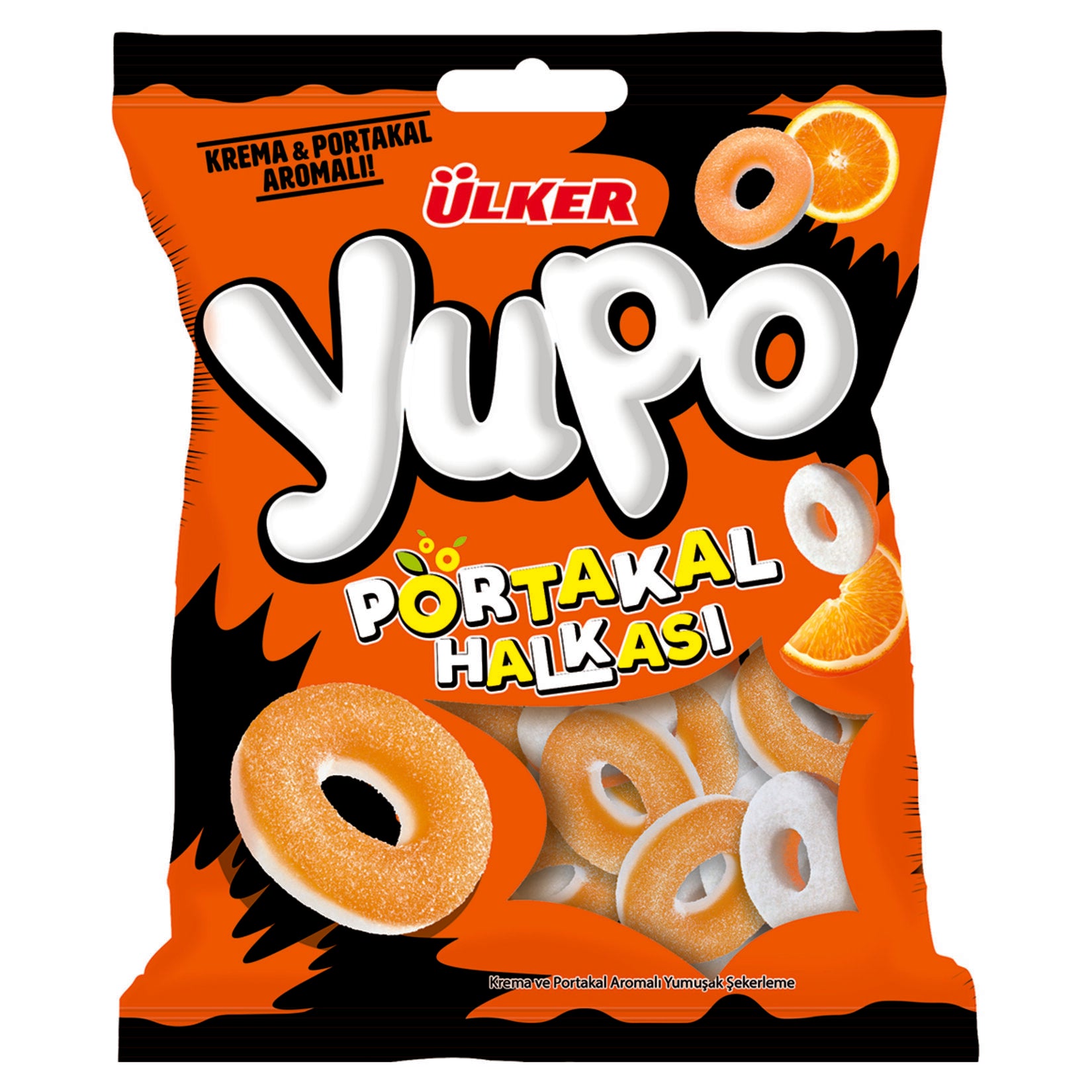 Yupo Jelly Orange Rings 70g