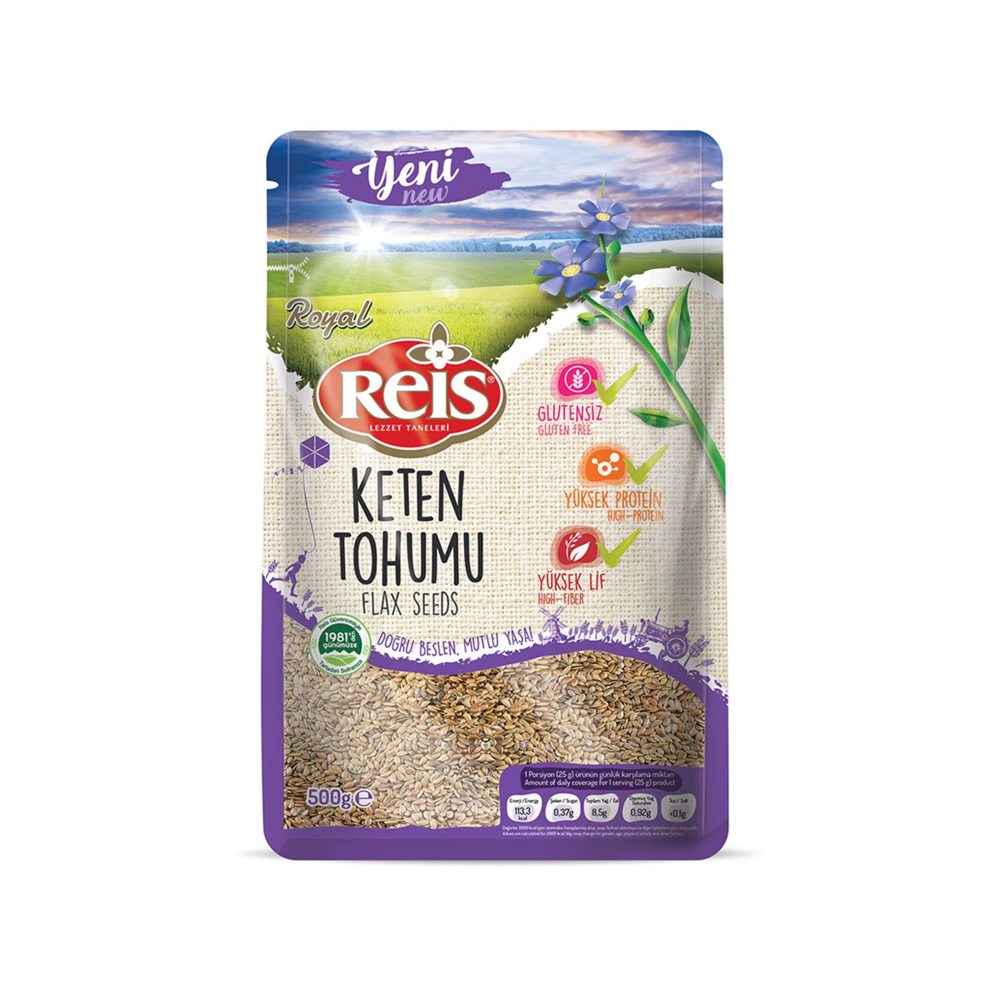 Reis Royal Keten Tohumu 500 G