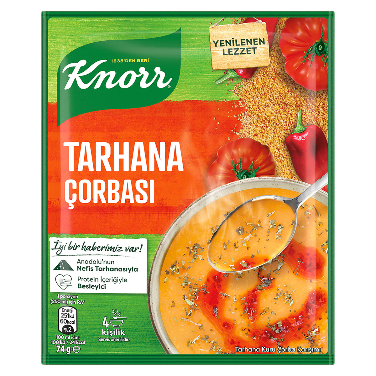 Knorr Instant Soup Tarhana Soup (Tarhana Çorbası) 74g