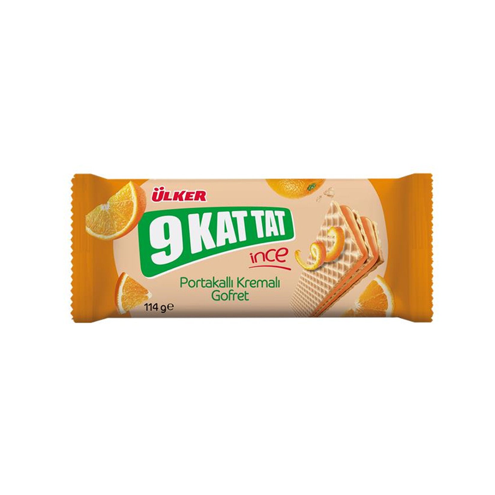 Ülker 9 Layers Orange Cream (Ülker 9 Kat Tat İnce İnce Portakal Kremalı) 114g