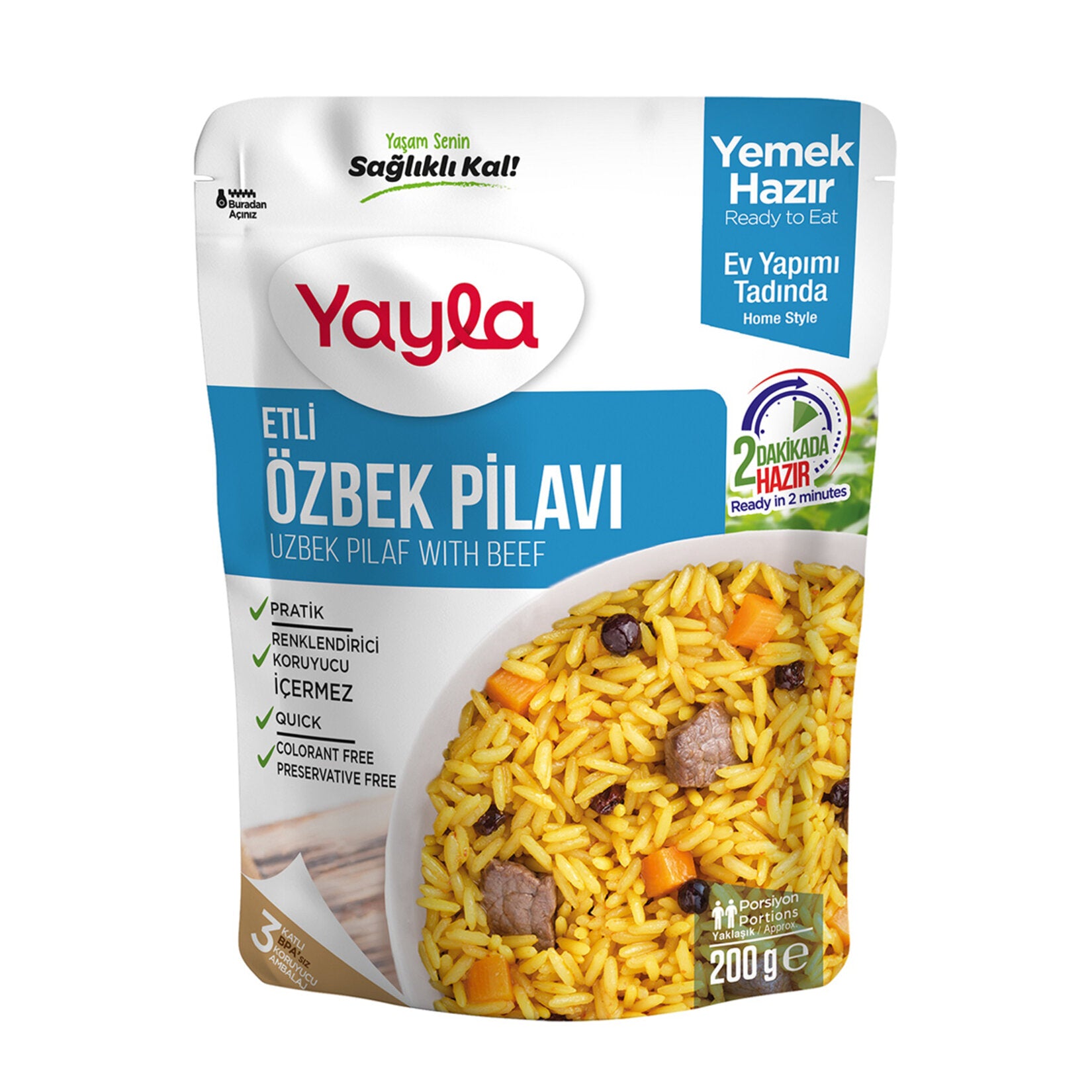 Yayla Meat Uzbek Pilaf (Etli Özbek Pilavı) 200g