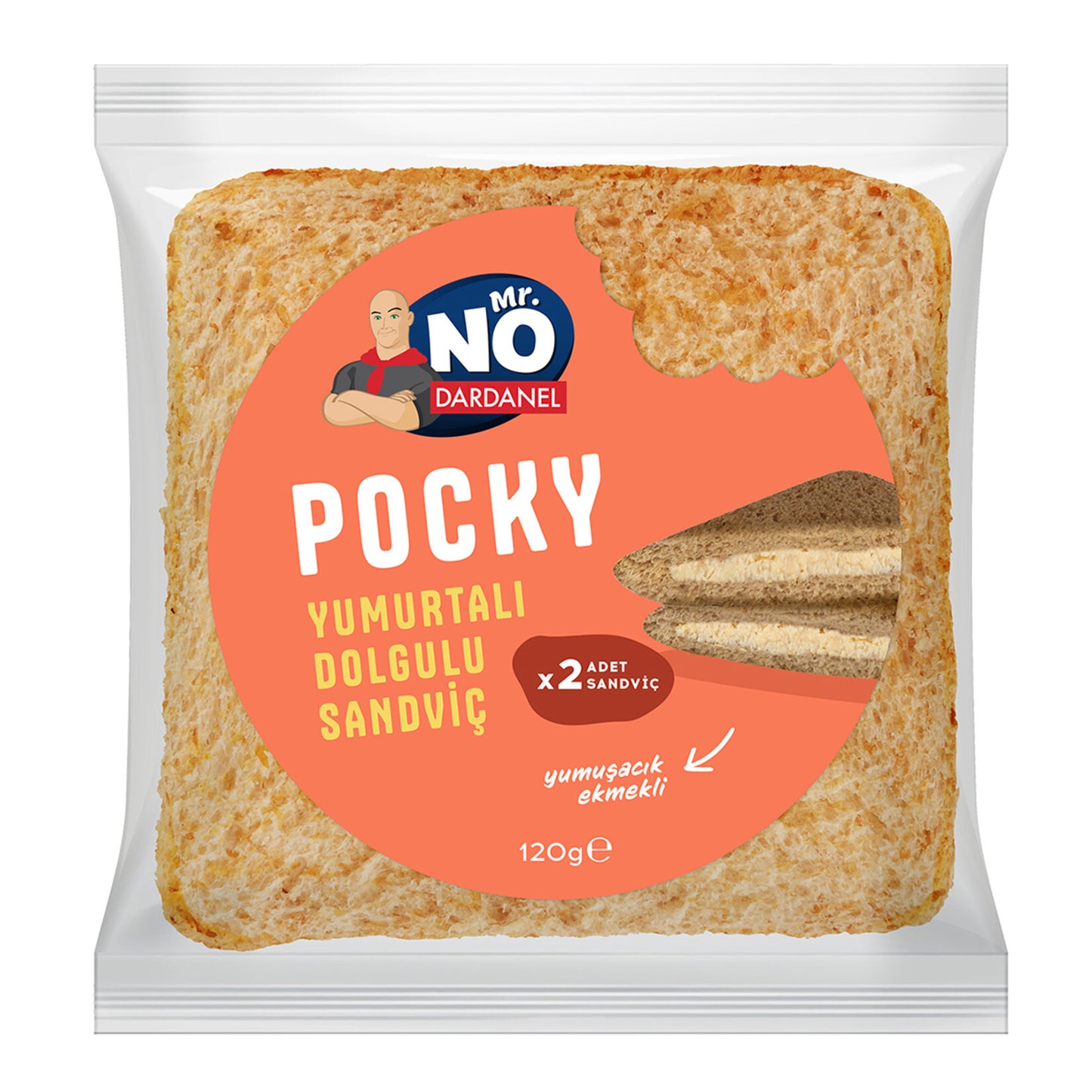 Mr.No Dardanel Pocky Yumurtalı Dolgulu Sandviç 120 G