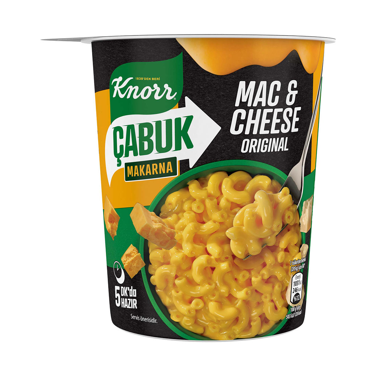 Knorr Çabuk Makarna Mac & Cheese (Bardak) 65 G