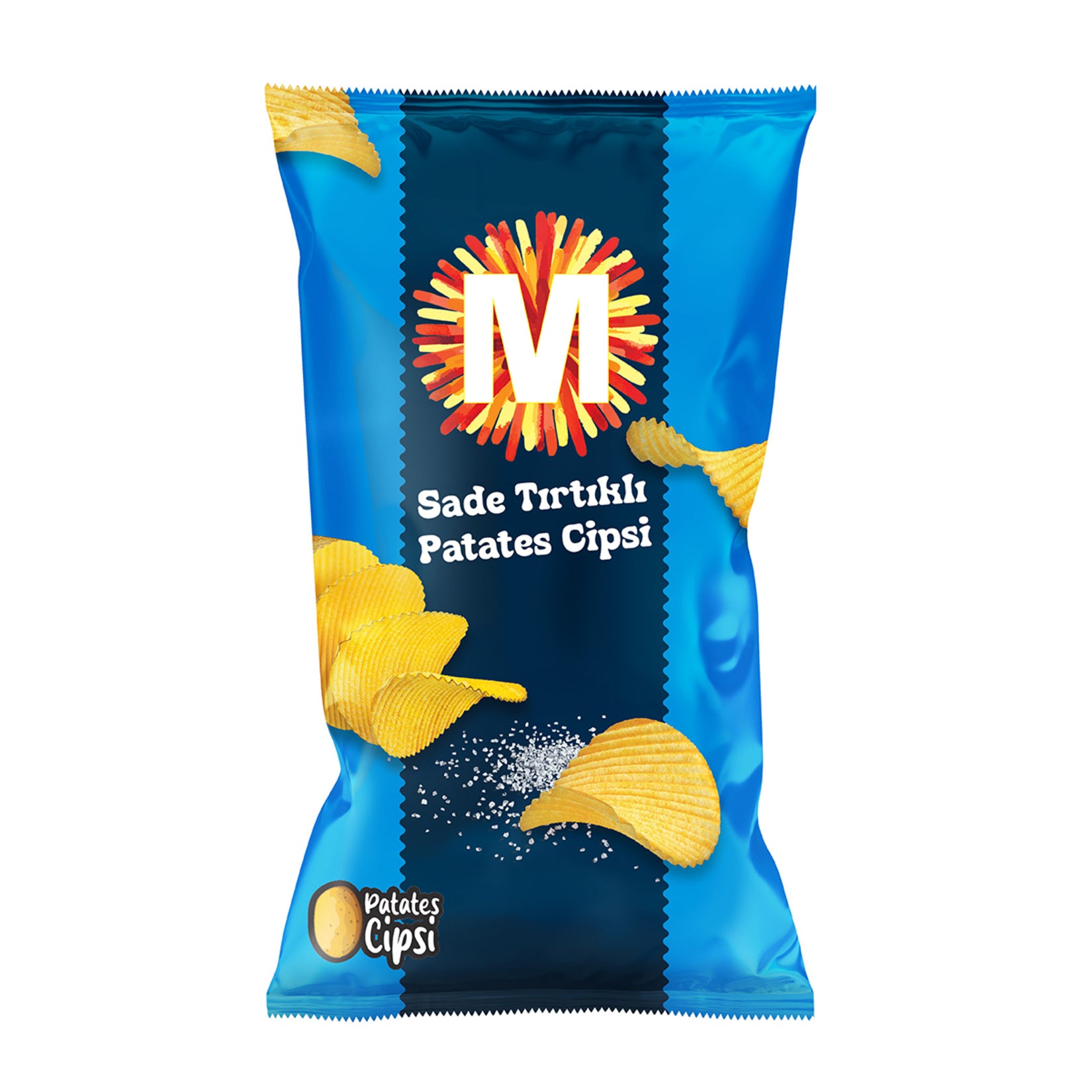 Migros Sade Tırtıklı Patates Cipsi 150 G