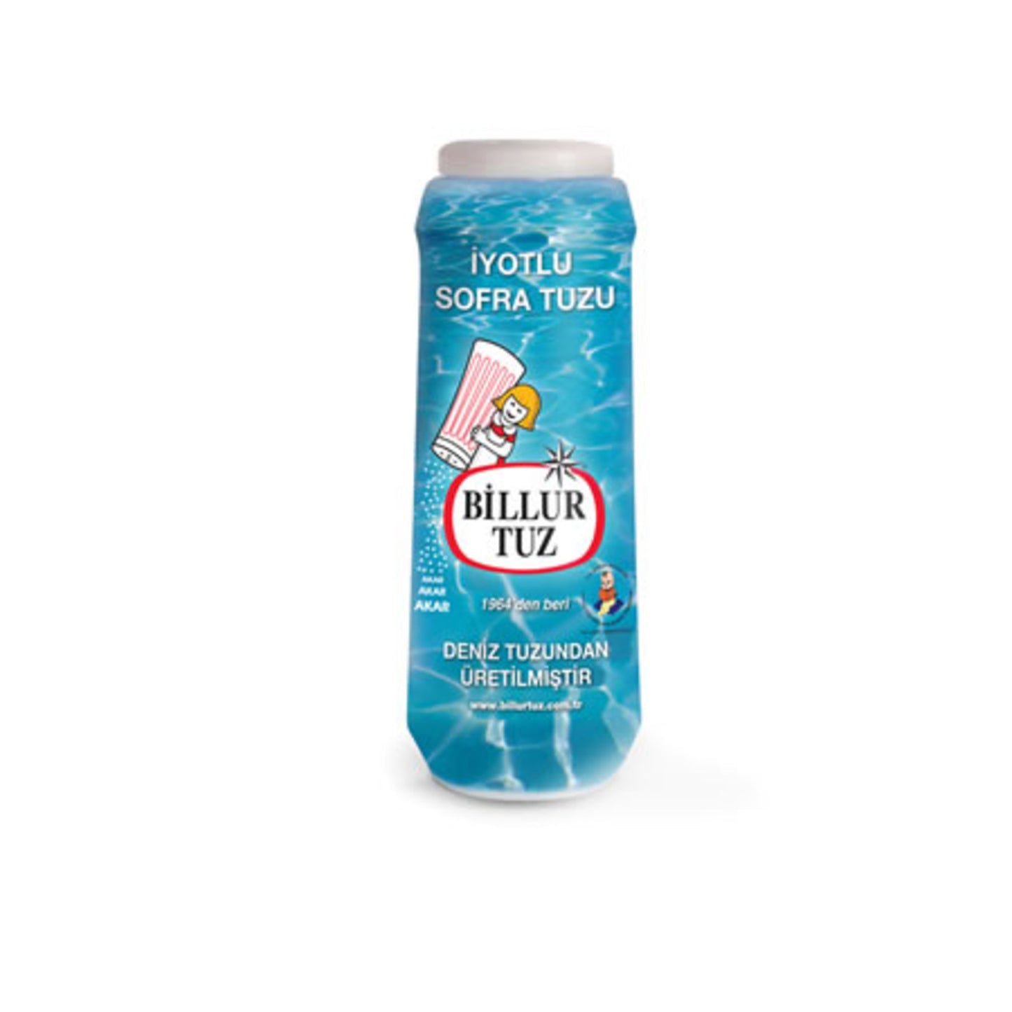 Billur Tuz İyotlu Sofra Tuzu Pet 500 G