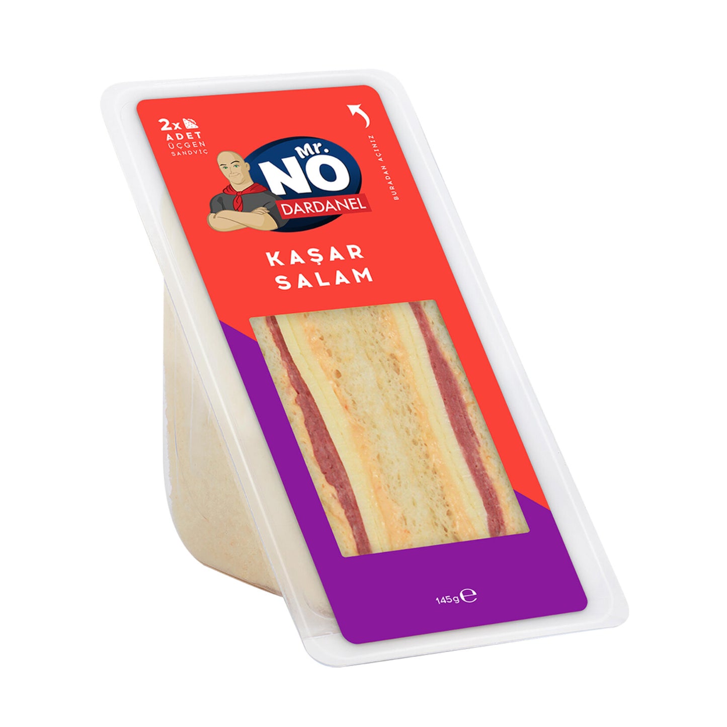 Mr. No Classic Kashar - Salami (Mr. No Klasik Kaşar - Salam) 145g