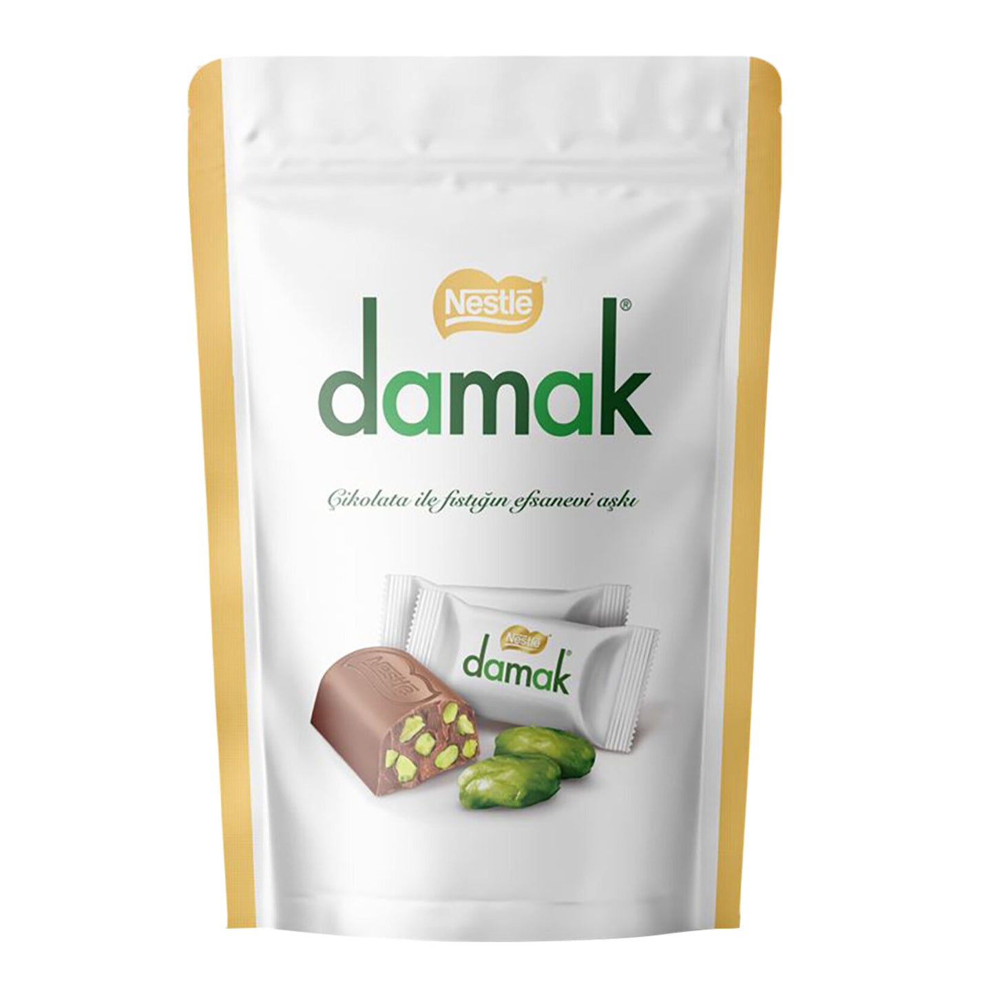 Nestle Damak Pistachio Milk Chocolate Bag 151.2 G
