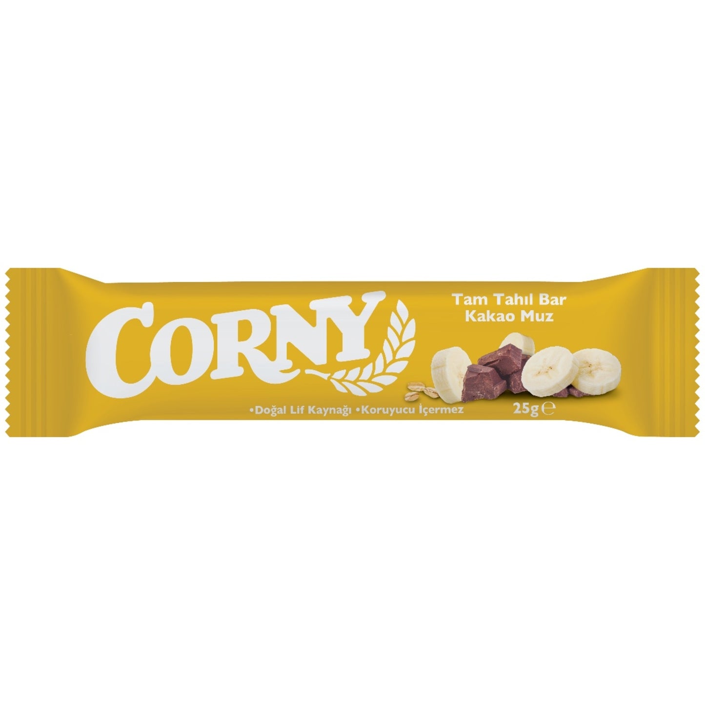 Corny Cocoa Banana Whole Grain Bar (Kakao Muz Tam Tahıl Bar) 25 G