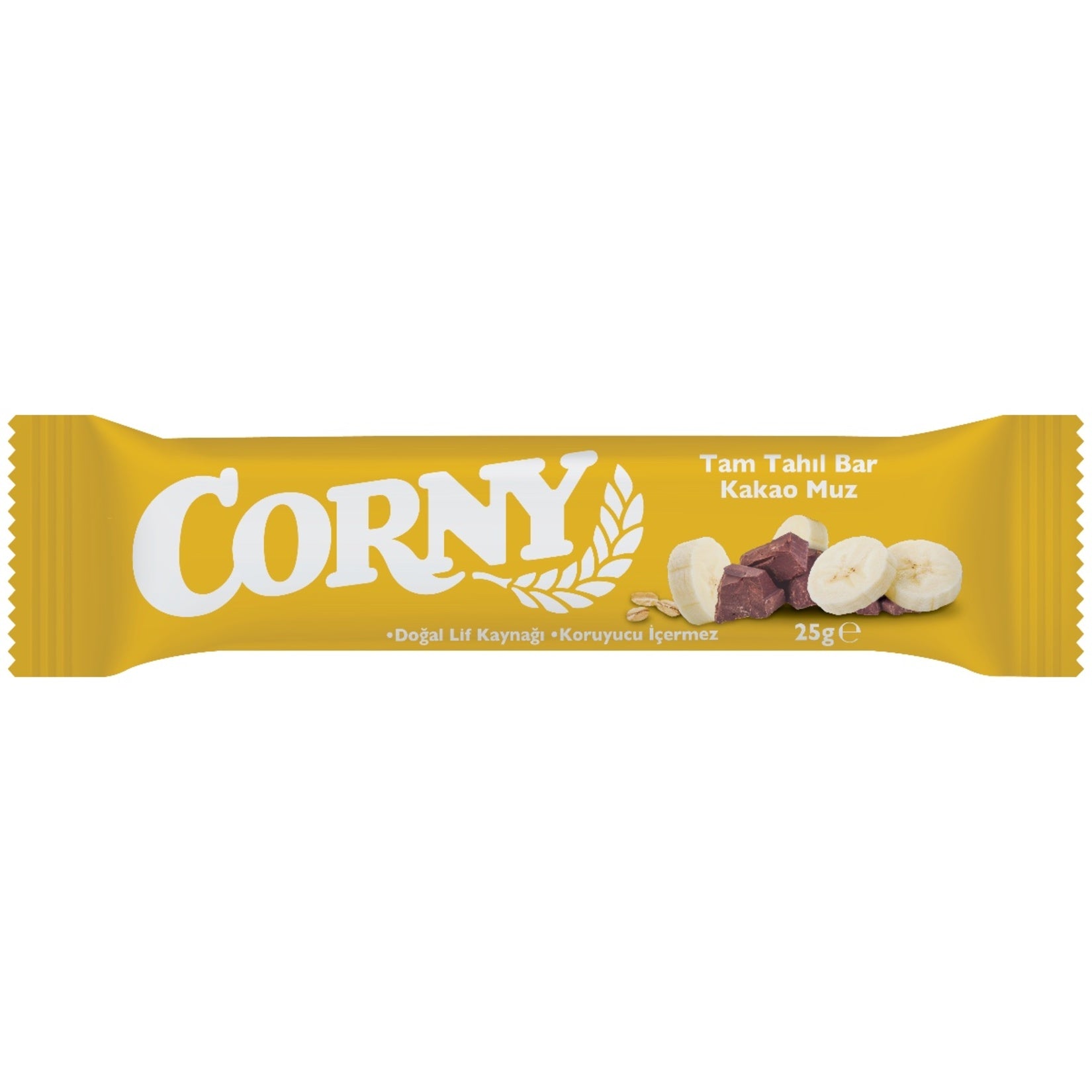 Corny Cocoa Banana Whole Grain Bar (Kakao Muz Tam Tahıl Bar) 25 G