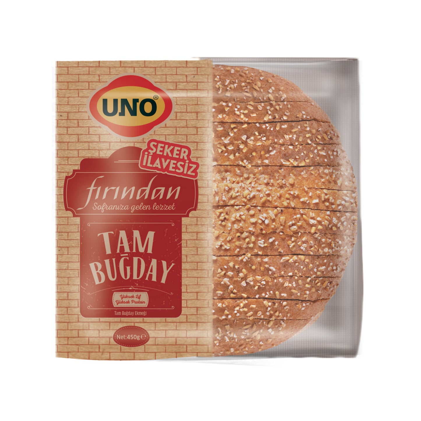 Uno Whole Wheat Bread from the Oven 450 G