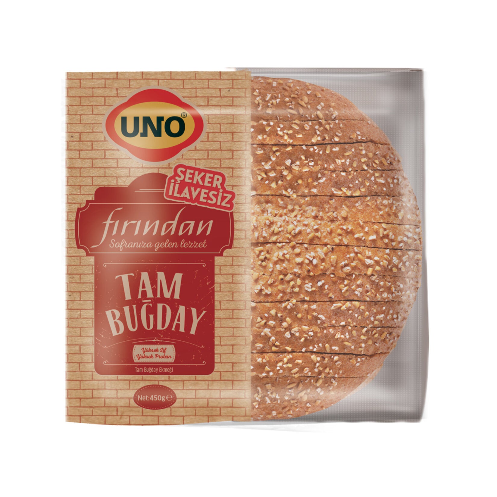 Uno Whole Wheat Bread from the Oven 450 G
